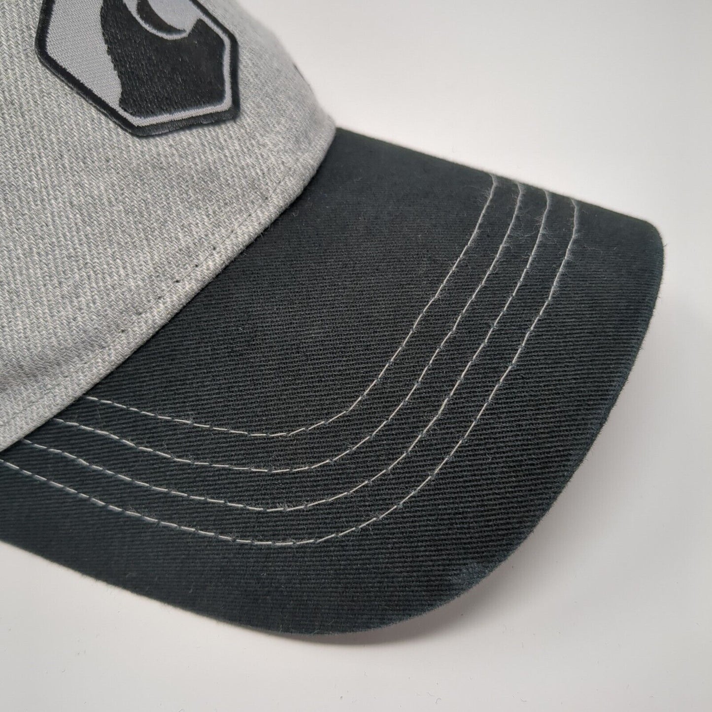 Aqua Design Snapback Trucker Hat Black One Size Mesh Back Colorblock HG