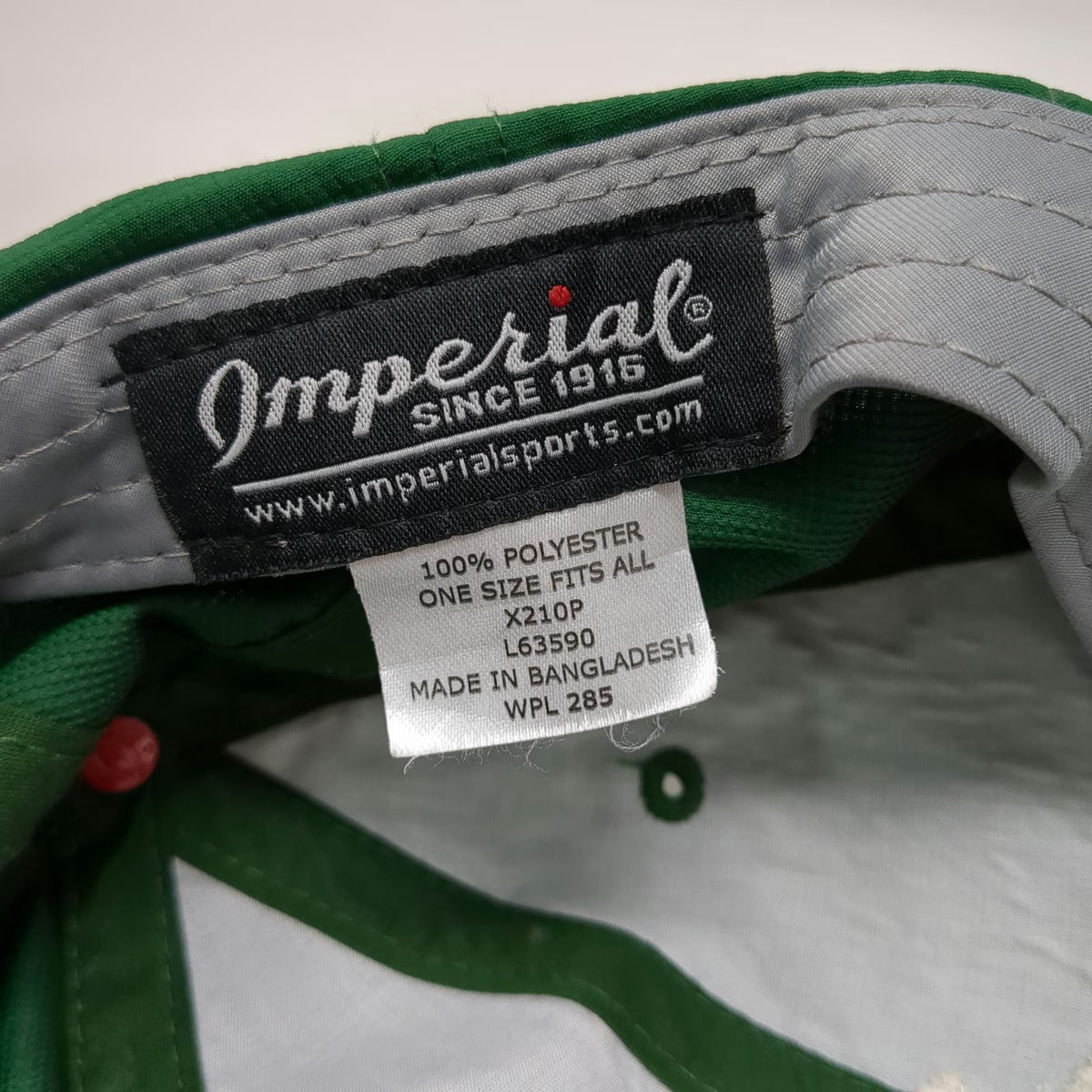 Imperial Exeter Country Club Green Baseball Cap One Size Adjustable Hat