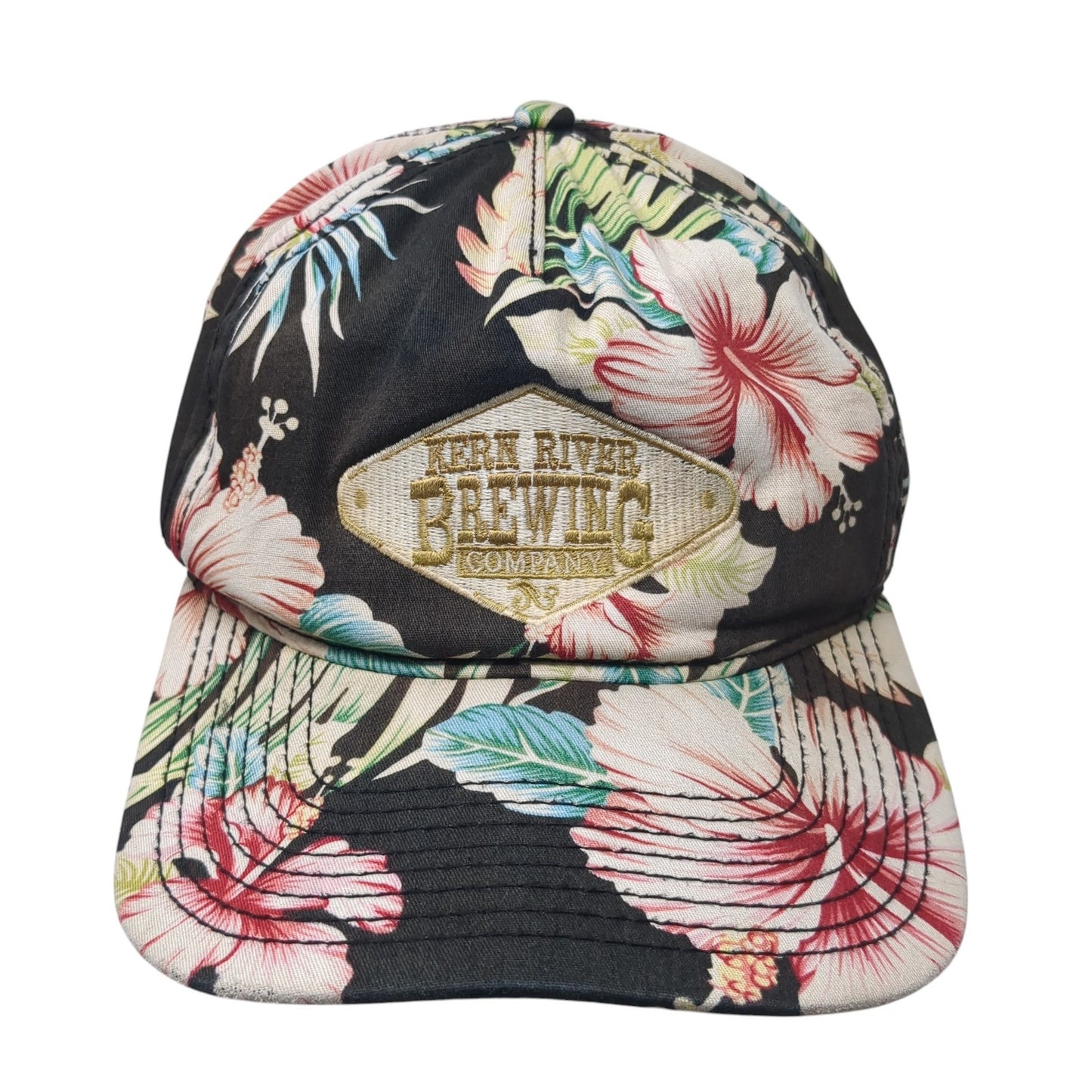 Kern River Brewing Company Snapback Hat Multicolor OS Adjustable Floral Otto