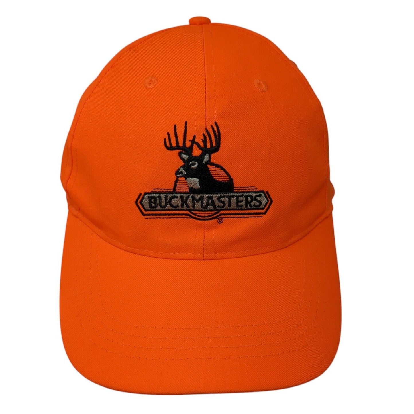 Buck Masters Slideback Hat Orange OS Adjustable Embroidered Paramount Outdoors