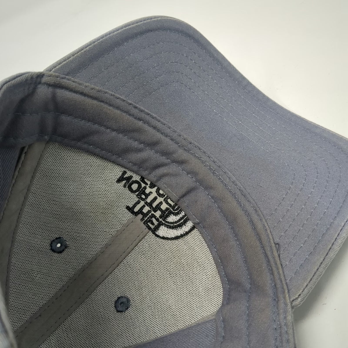 The North Face Baseball Cap Gray OSFM Embroidered Logo Since 1966 Slideback Hat