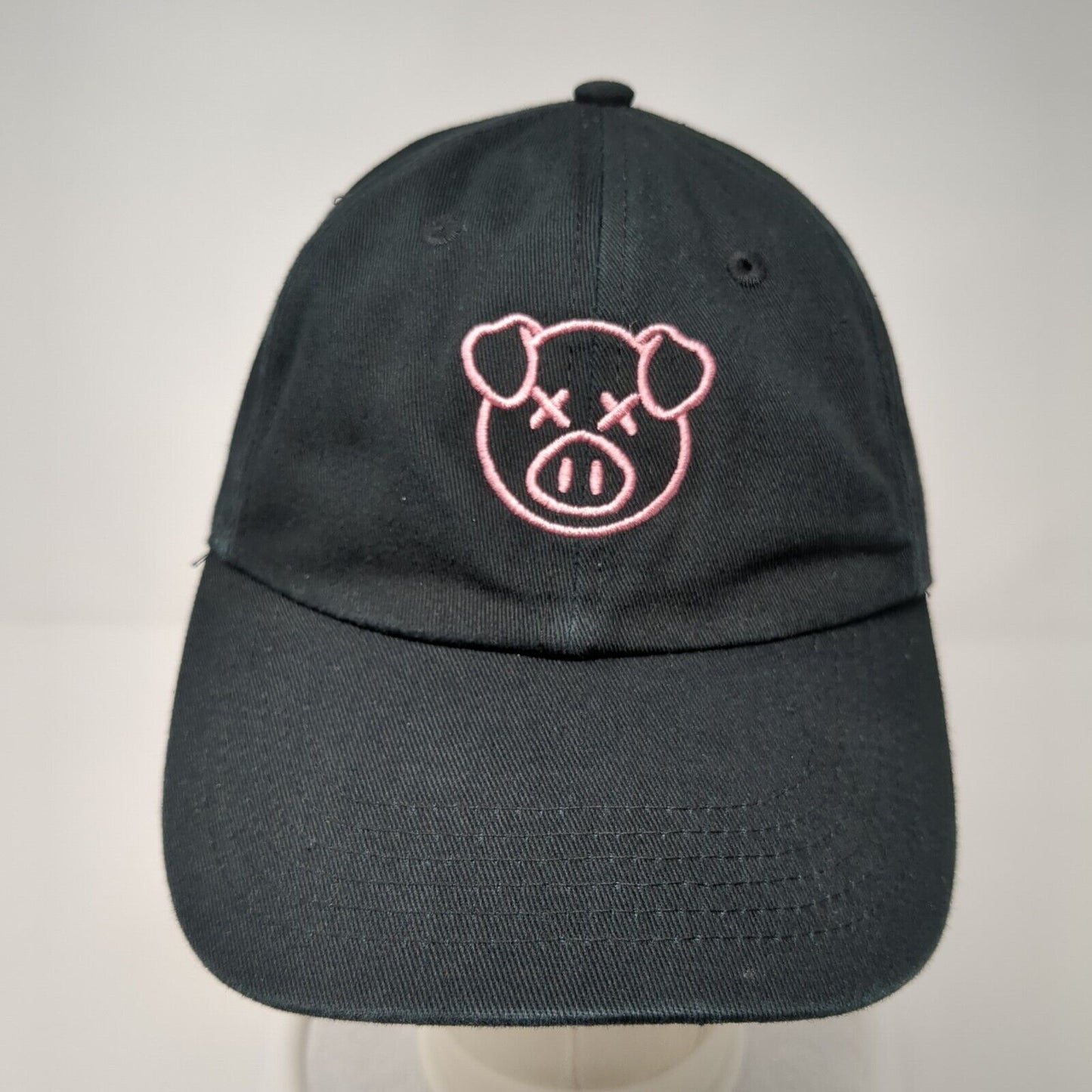 Shane Dawson Pig Slideback Hat Black One Size Adjustable Embroidered
