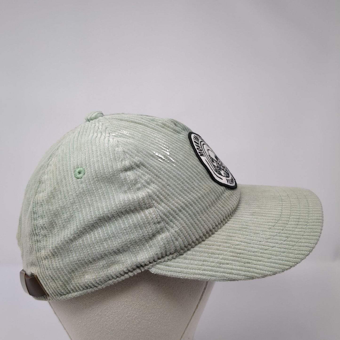 Mountain Time Premium Lager Slideback Hat Green One Size Adjustable Corduroy