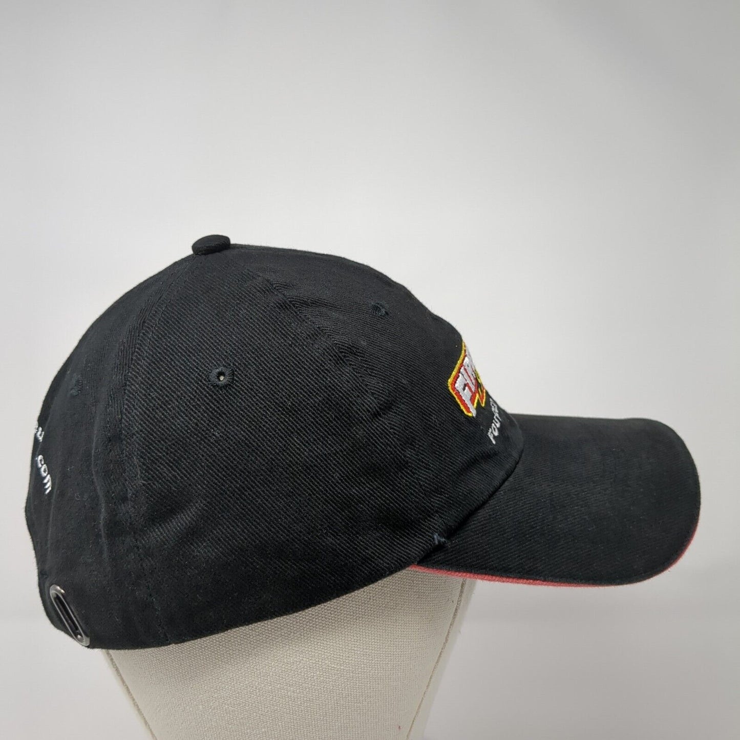 Firehouse Subs Founded by Firemen Slideback Hat Black OS Adjustable Embroidered