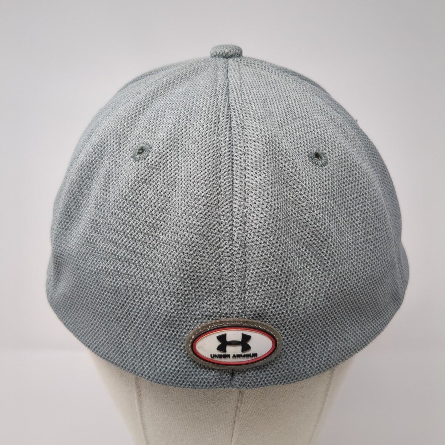 Under Armour Fitted Hat Gray One Size Lightweight Embroidered 6 Panel Polyester
