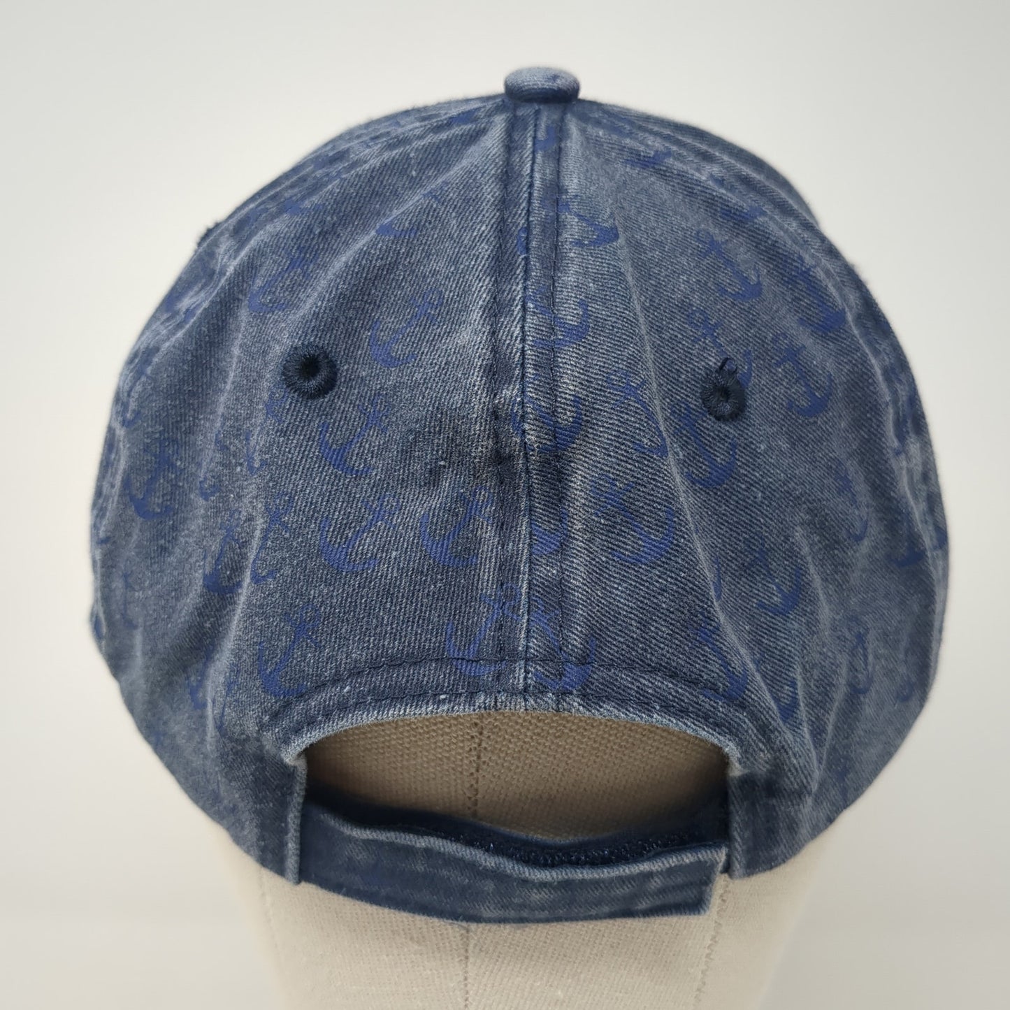 Maine Est. 1820 Vacationland Strapback Baseball Cap Blue One Size Adjustable