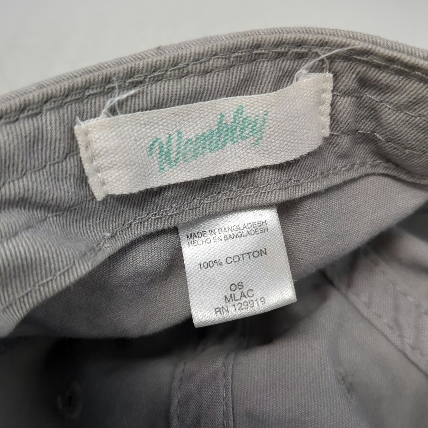 Wembley Baseball Cap Black One Size Papa Bear Embroidered Hat Slideback Cotton