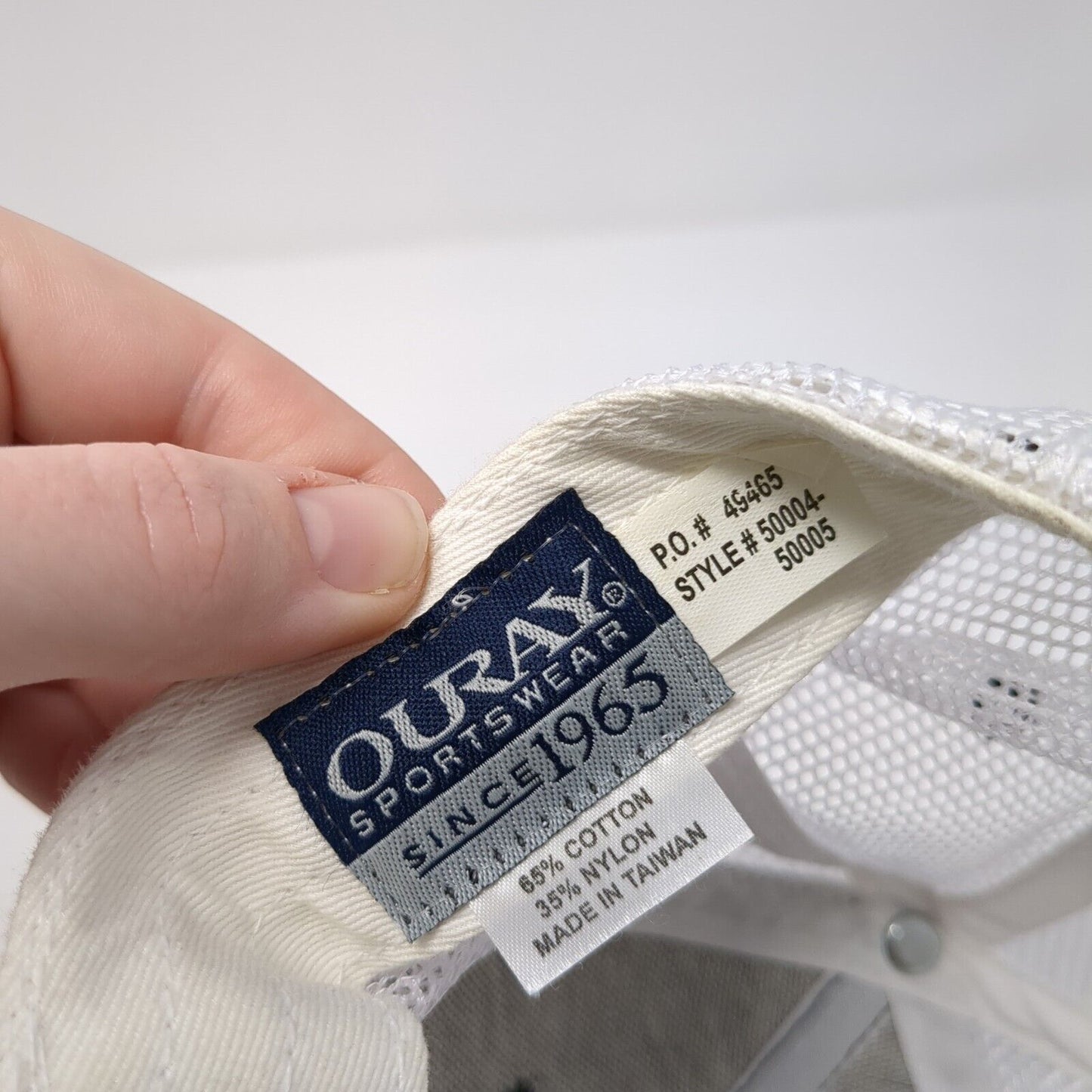 Whitetail Snapback Mesh Back Trucker Hat Black One Size 6 Panel Ouray