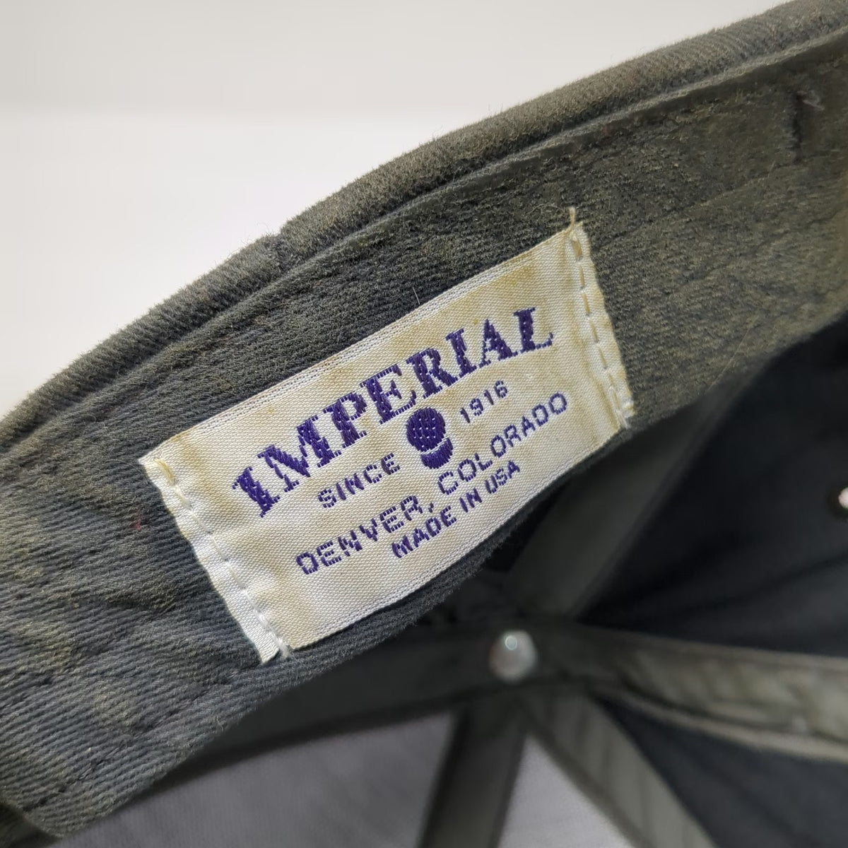 Imperial Baseball Cap Gray One Size Plantation Country Club Golf Hat Strapback