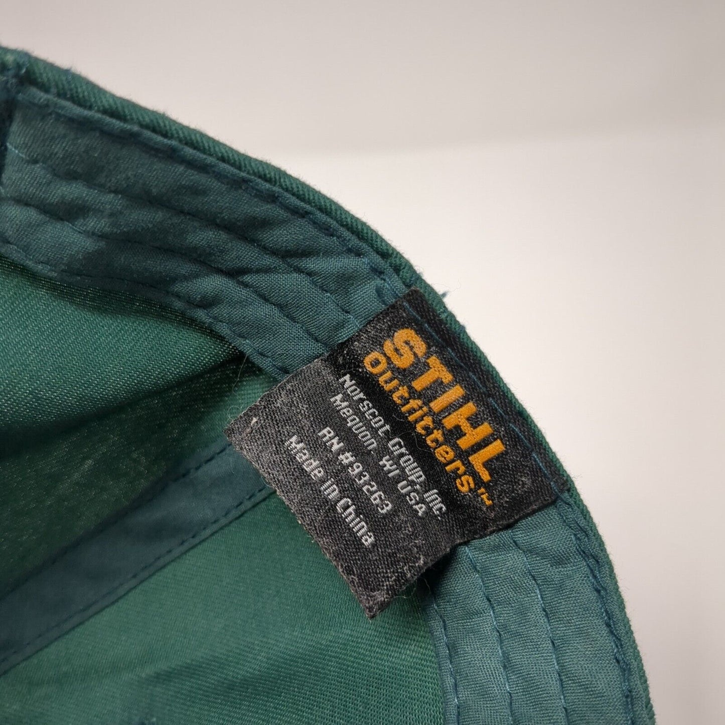 STIHL Outfitters Strapback Hat Multi One Size Colorblock Embroidered