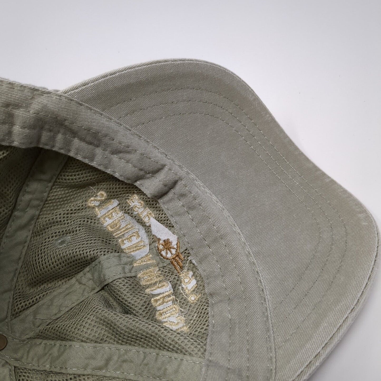 Stephen Ambrose Historical Tours Slideback Hat Tan One Size Adjustable