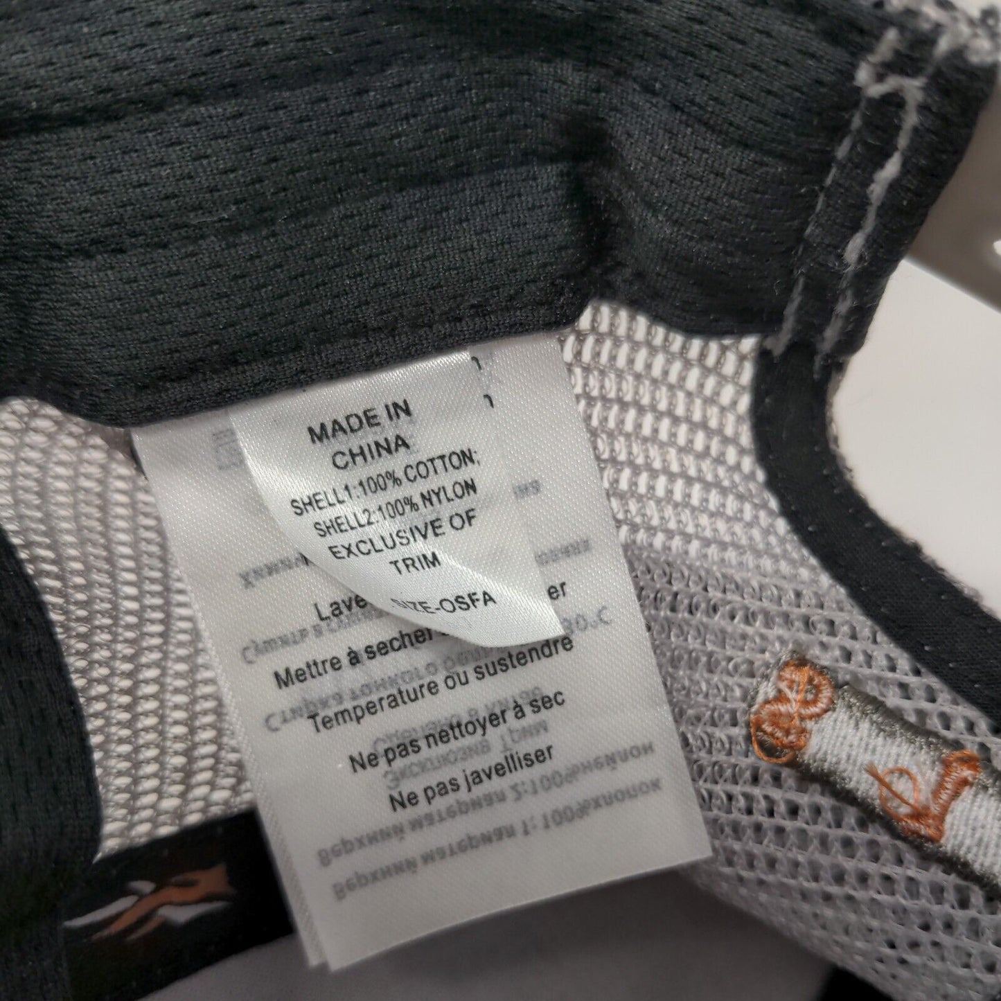 Sitka Bozeman MT Snapback Trucker Hat Gray OSFA Adjustable Mesh Back Cotton