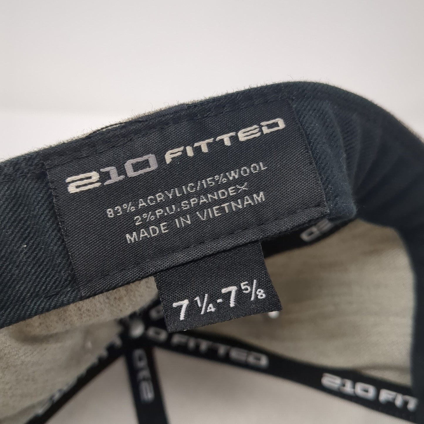 Idaho Tree Gun Baseball Cap Gray 7 5/8 Lightweight Embroidered 210 Fitted