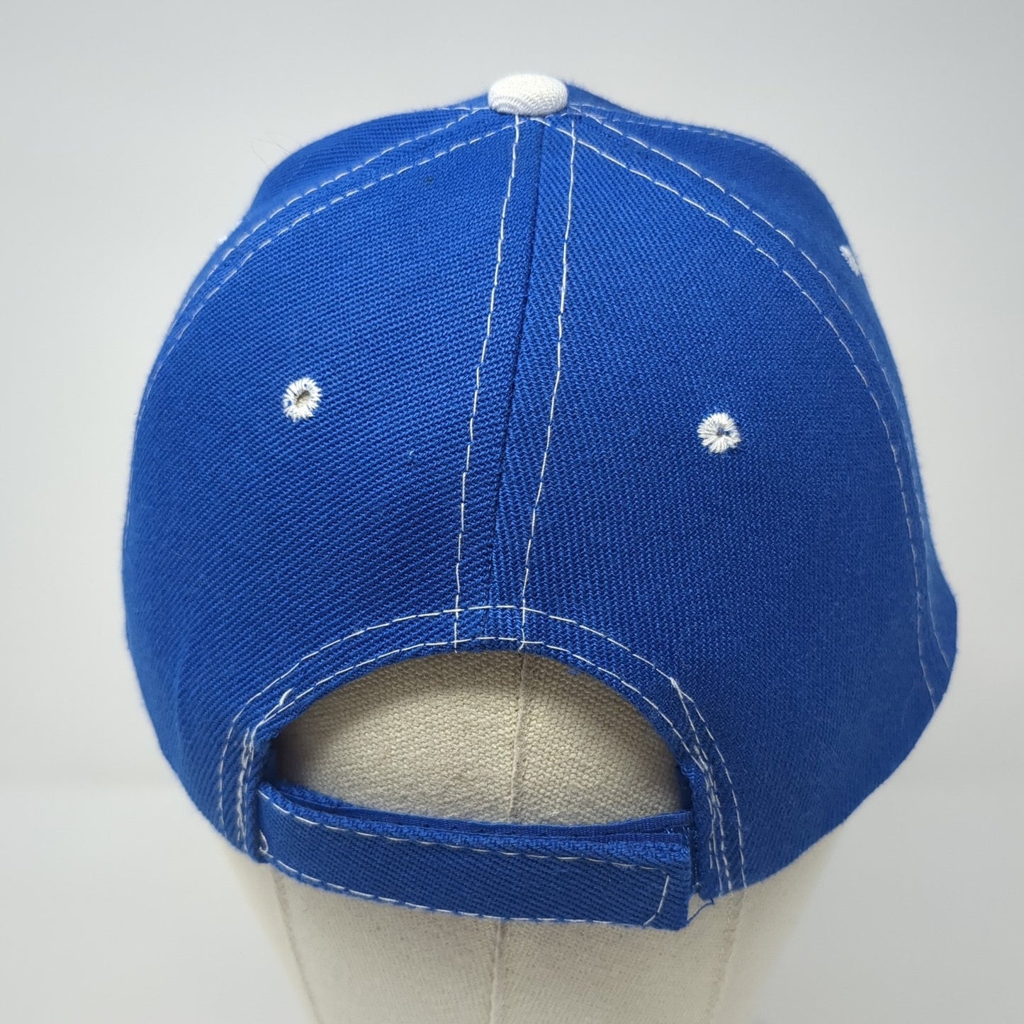 LV Las Vegas Strapback Baseball Cap Blue OS Adjustable Embroidered 6 Panel