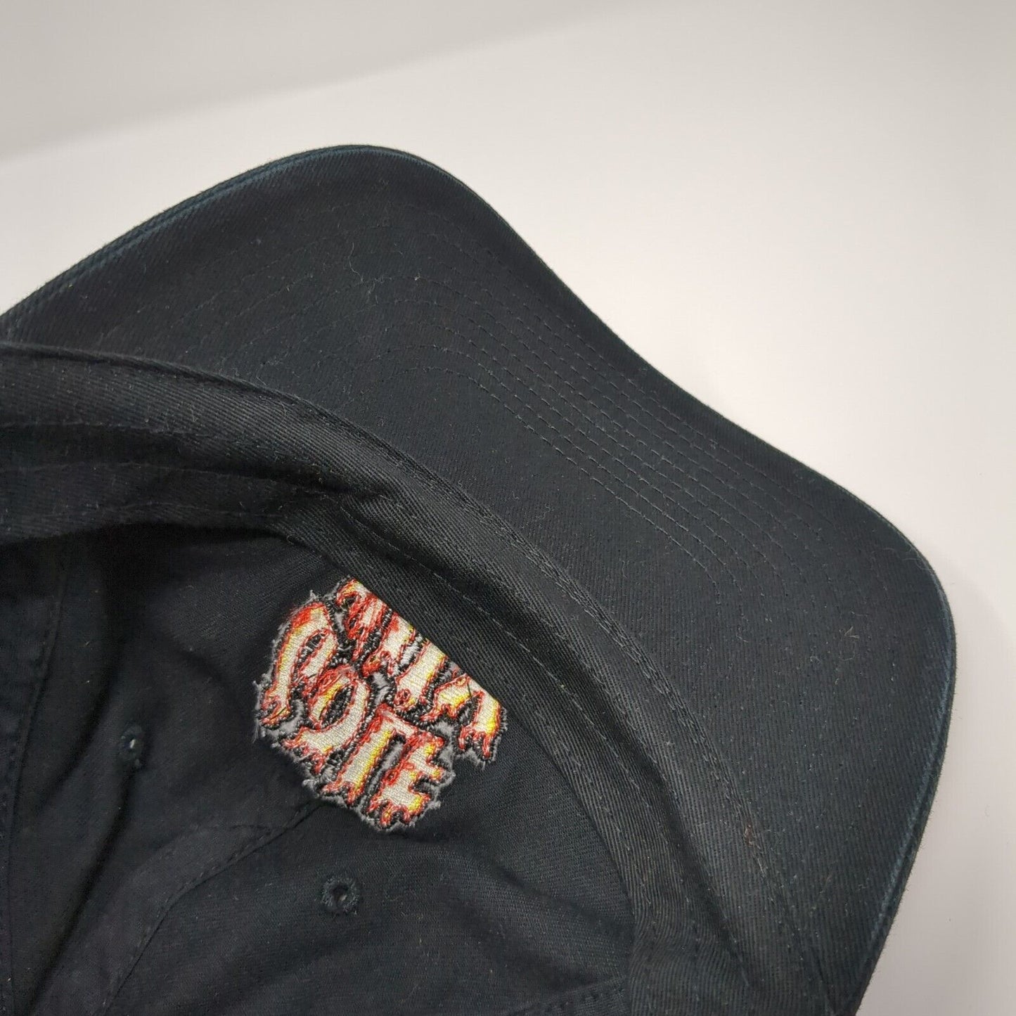 Birds of Condor Slideback Hat Black Embroidered Golf Sux Logo 100% Cotton