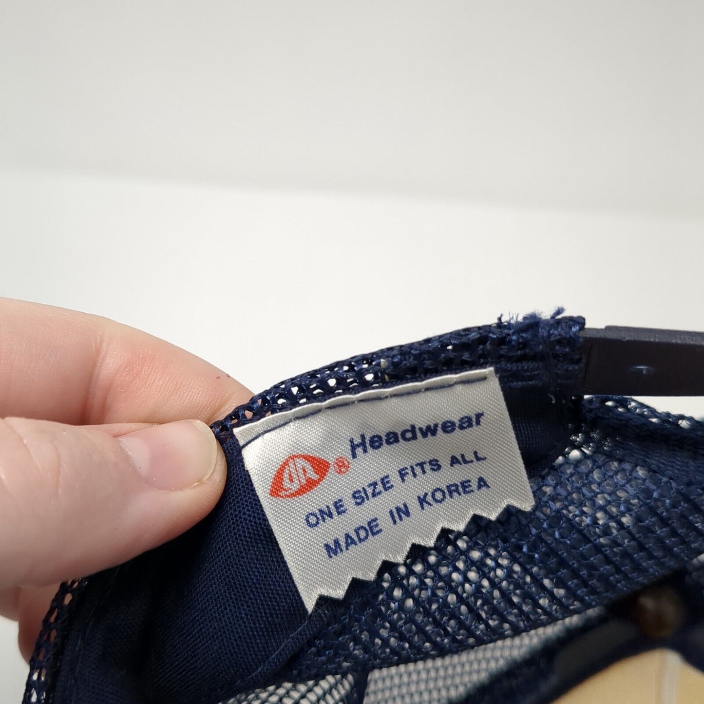 Idaho USA 25 1890-1990 Snapback Trucker Hat Blue One Size Adjustable Mesh Back