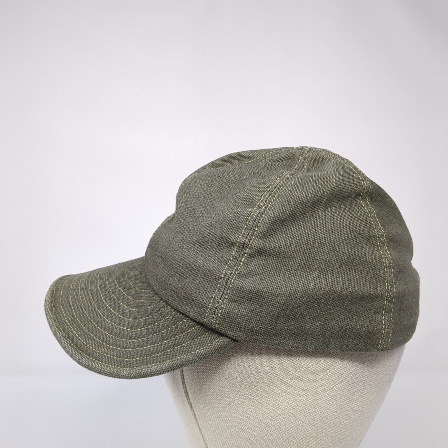 Workwear Fitted Hat Brown One Size Solid Blank 6 Panel Outdoor