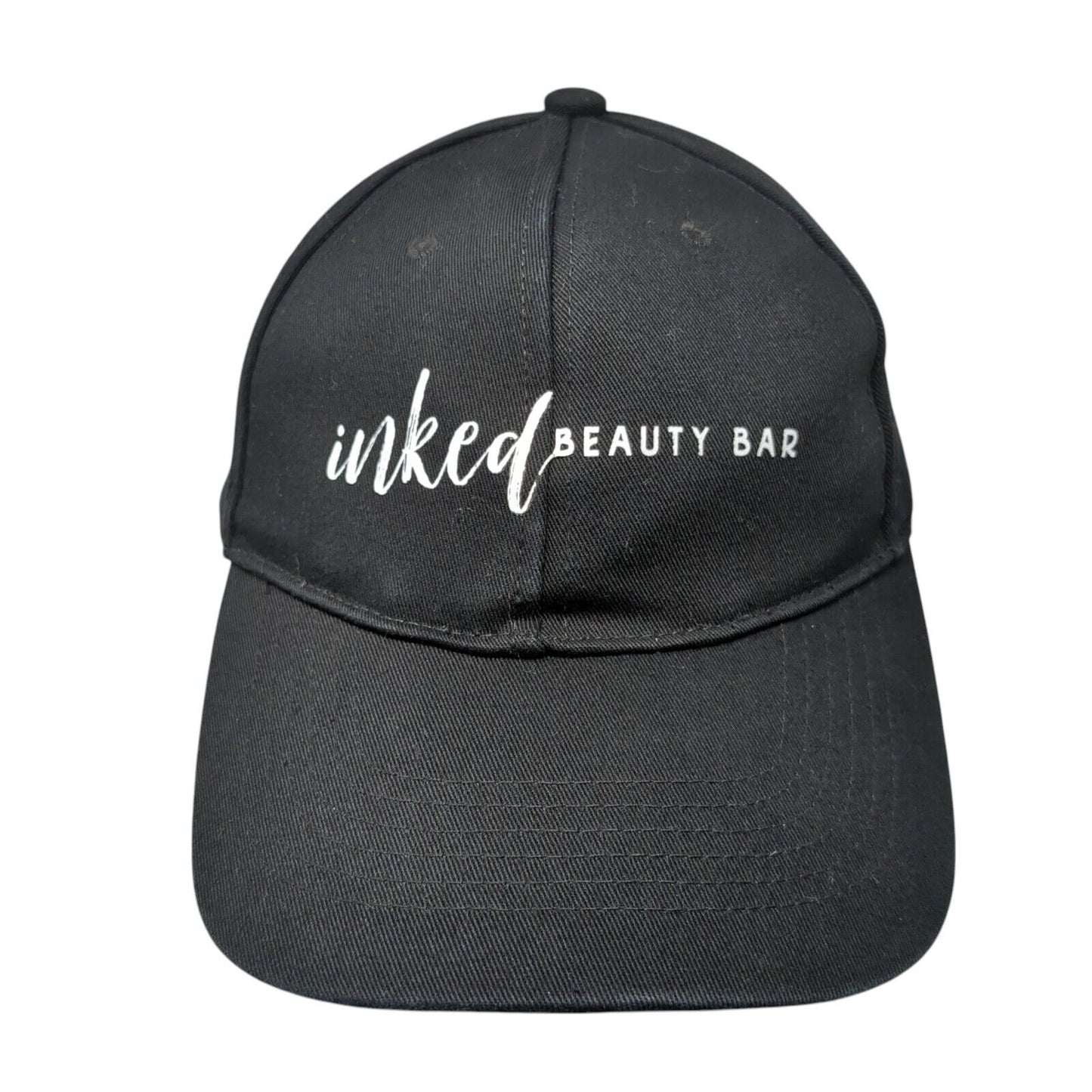 Inked Beauty Bar Slideback Hat Black One Size Adjustable Graphic Print Cotton