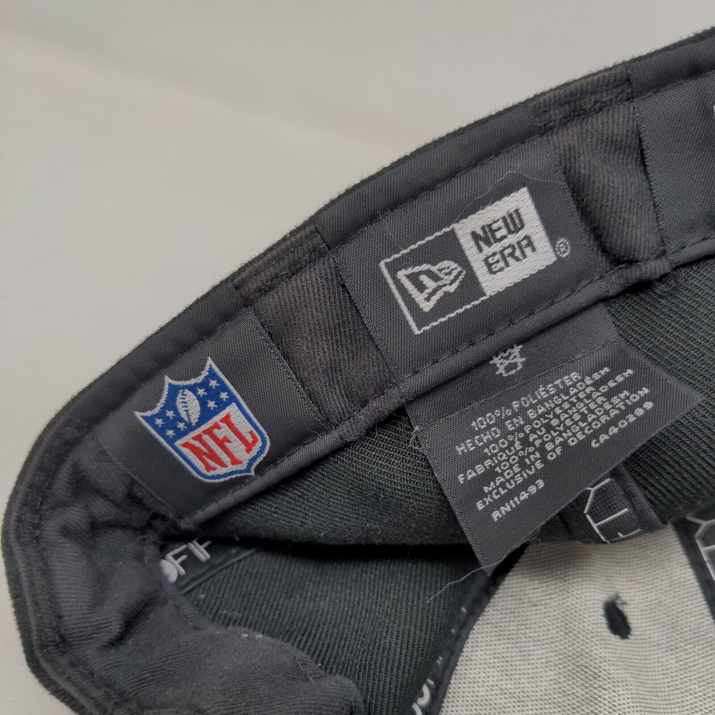 New Era 59Fifty Fitted Hat Black Tampa Bay Buccaneers Black Embroidered Logo