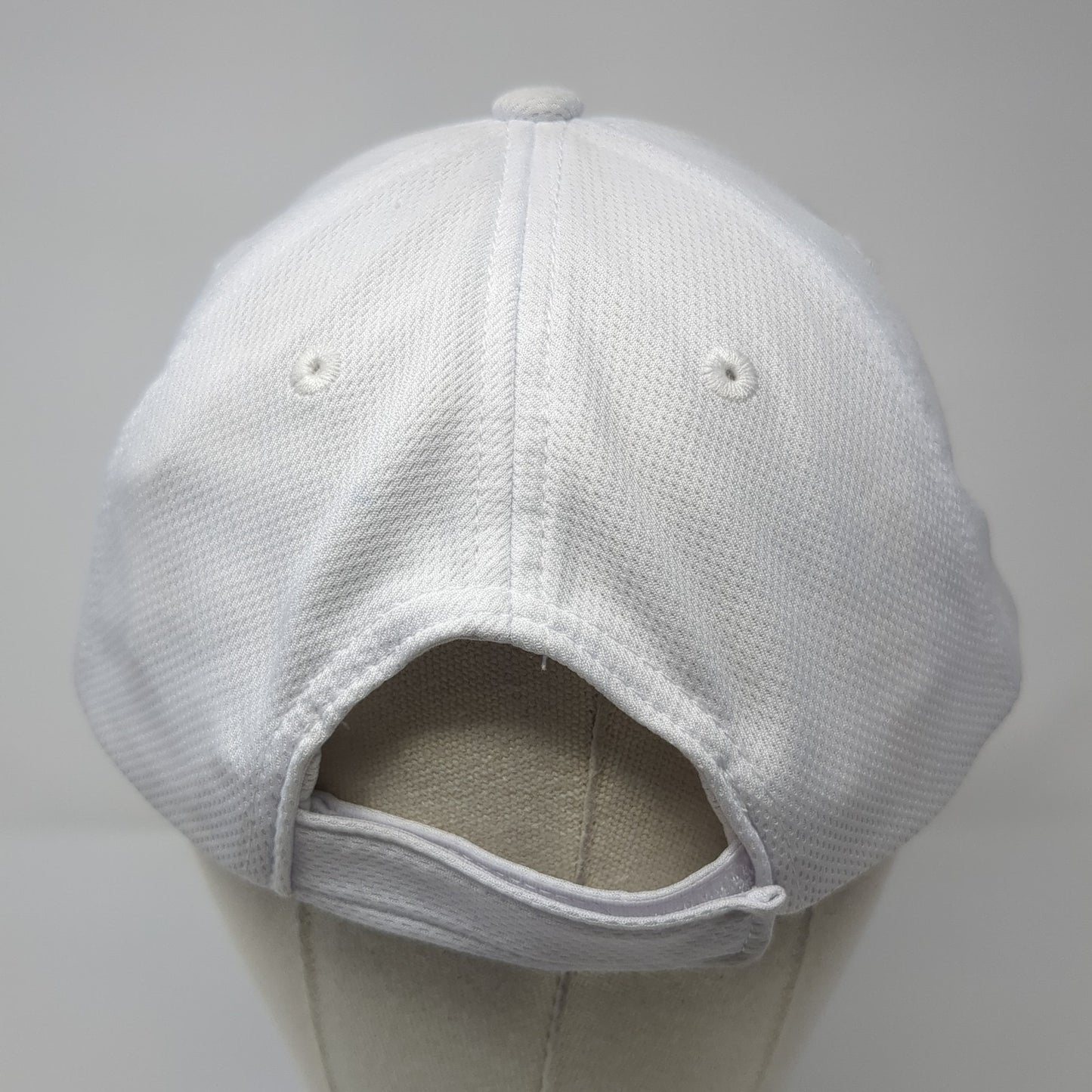 Letter D Strapback Hat White One Size Adjustable Embroidered Disney