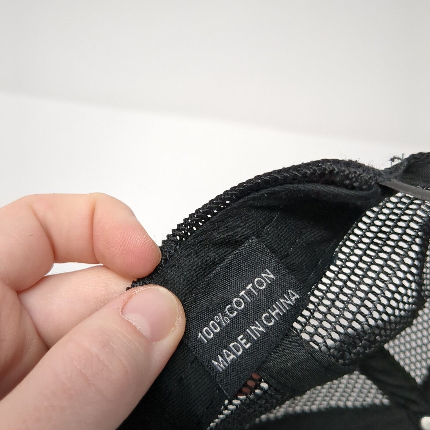 Plate Crate Snapback Mesh Back Trucker Hat Black One Size Embroidered