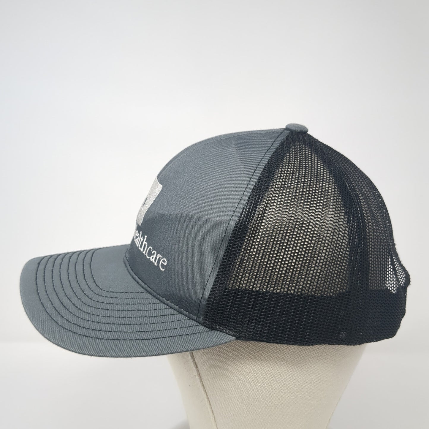 Bingham Healthcare Snapback Trucker Hat Gray OS Adjustable Pacific Headwear