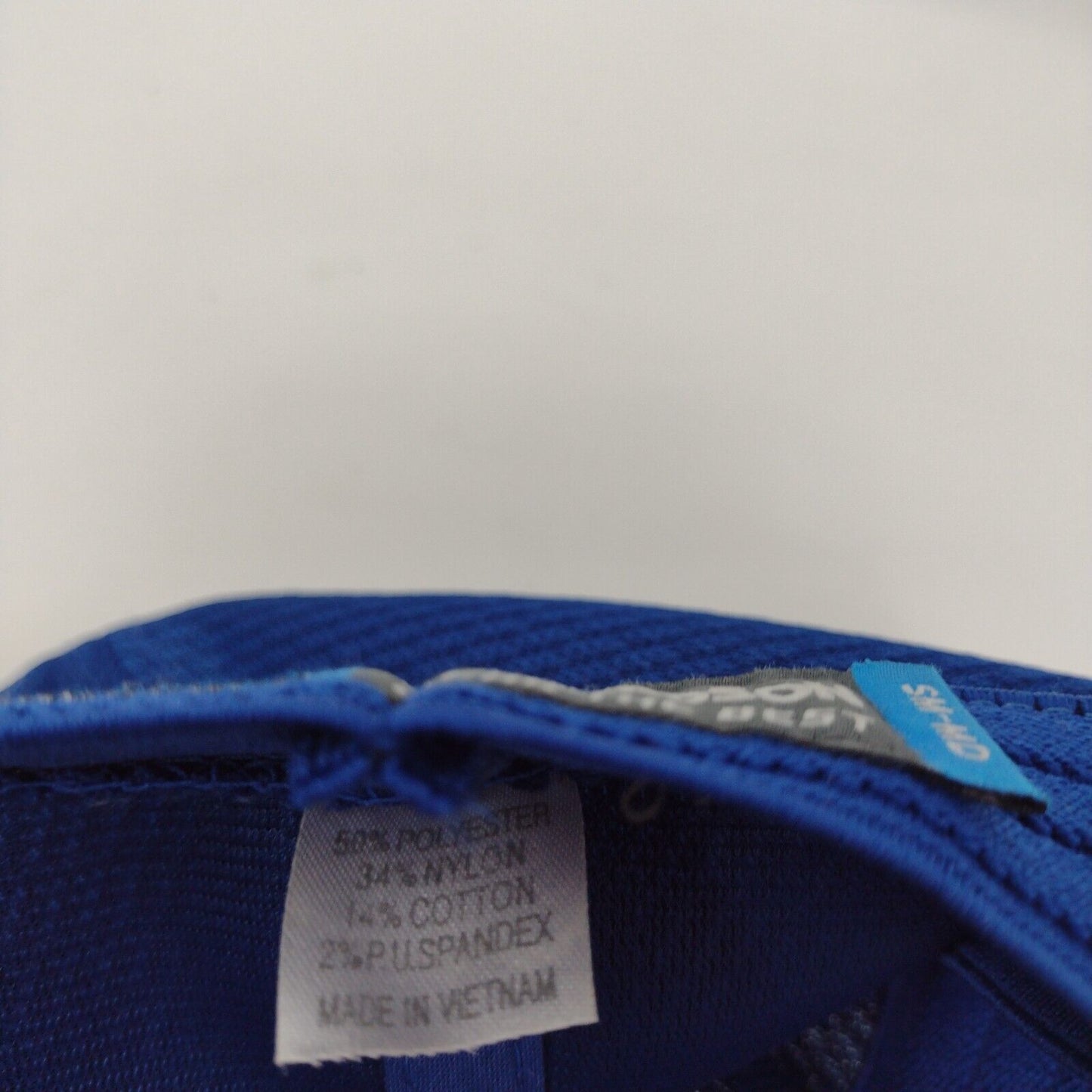 Optimist Football Fitted Trucker Hat Blue S/M Embroidered Mesh Back Richardson