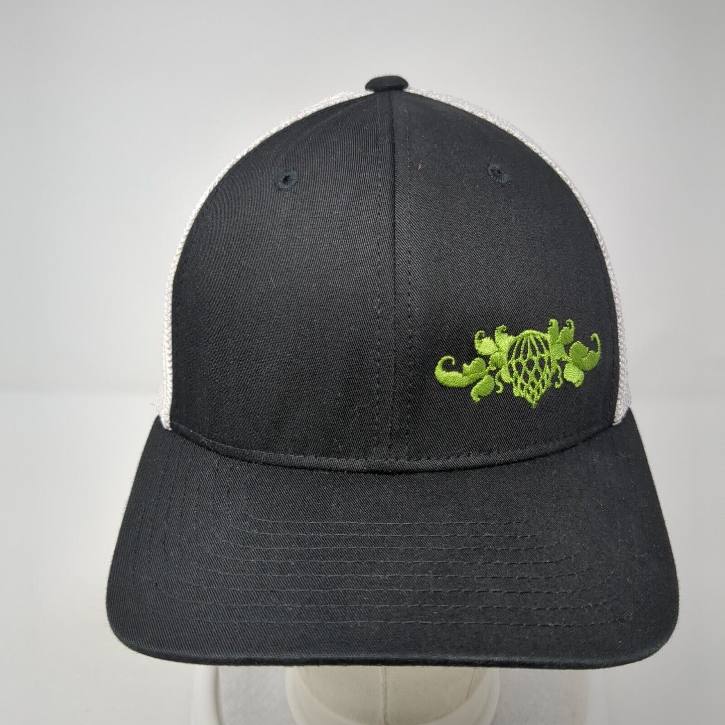 Wicked Weed Brewing Fitted Mesh Back Trucker Hat Black One Size Yupoong