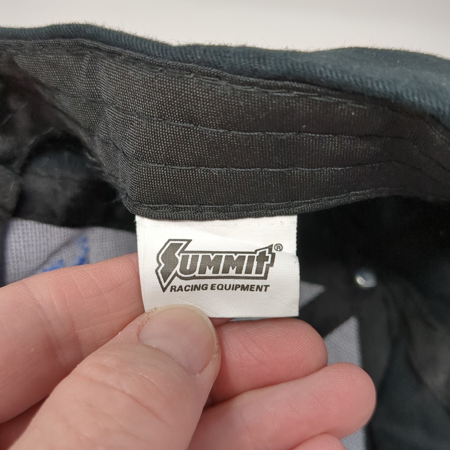 Summit Racing Equipment Strapback Hat Black One Size Adjustable Outdoor