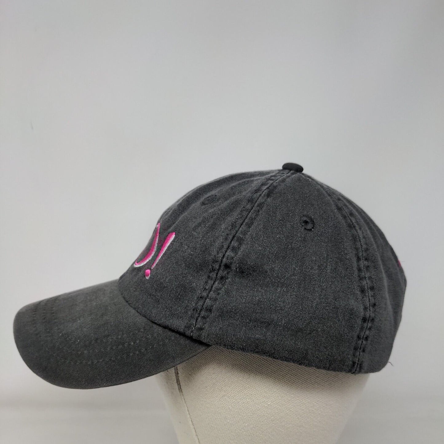 70! Slideback Hat Gray One Size Adjustable Embroidered Vented Holes Adams