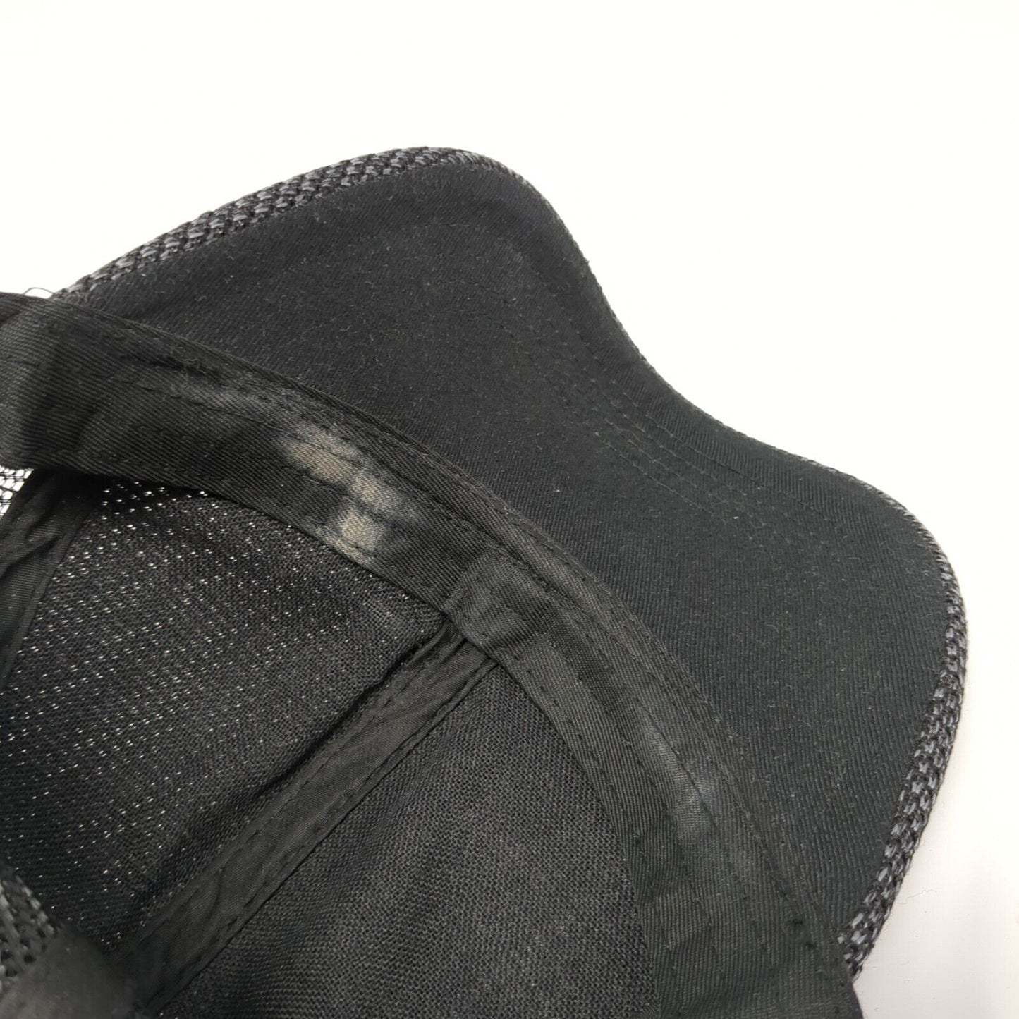 C.C Exclusives Strapback Mesh Back Trucker Hat Gray One Size 6 Panel