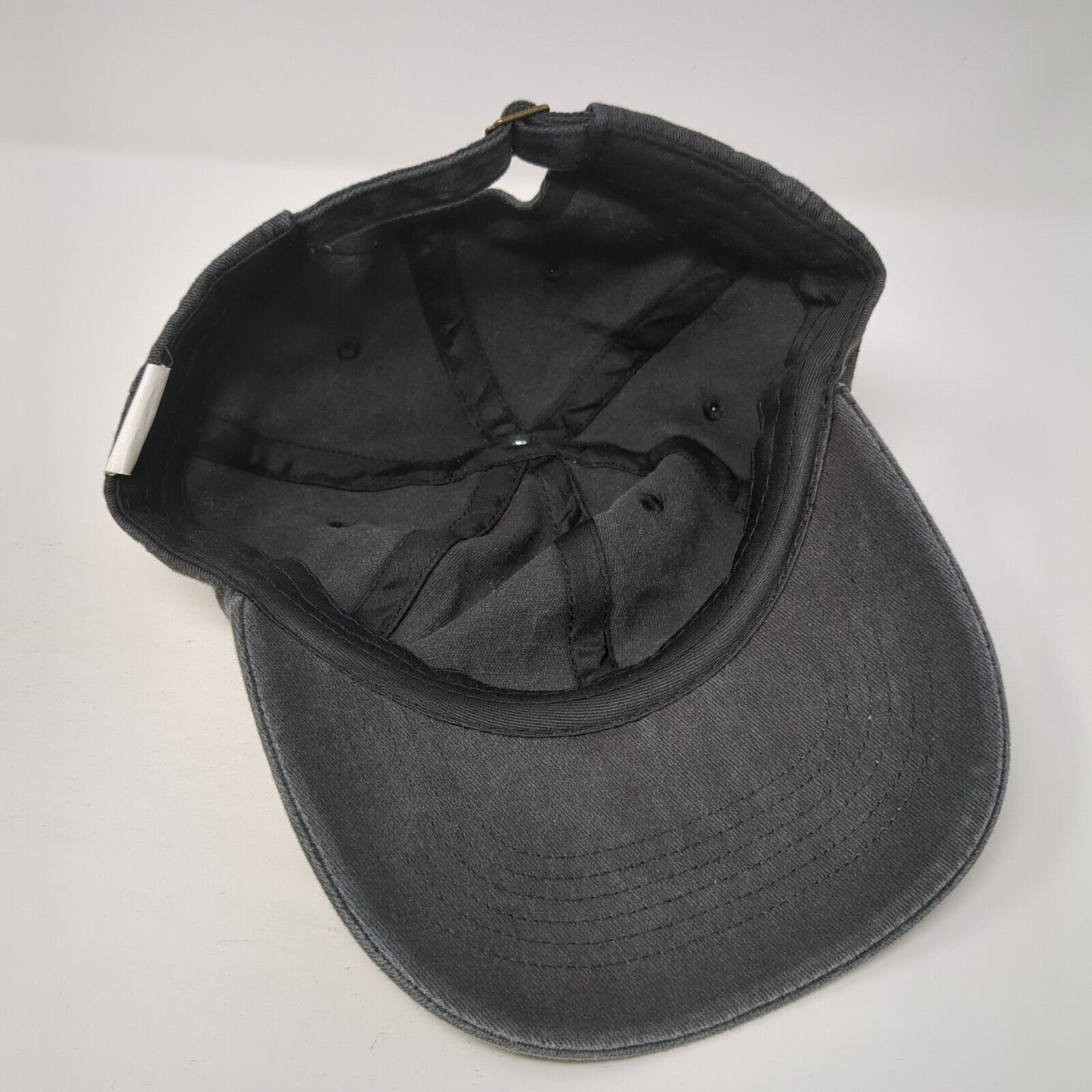 Cozumel Slideback Hat Black One Size Adjustable 6 Panel Vent Holes