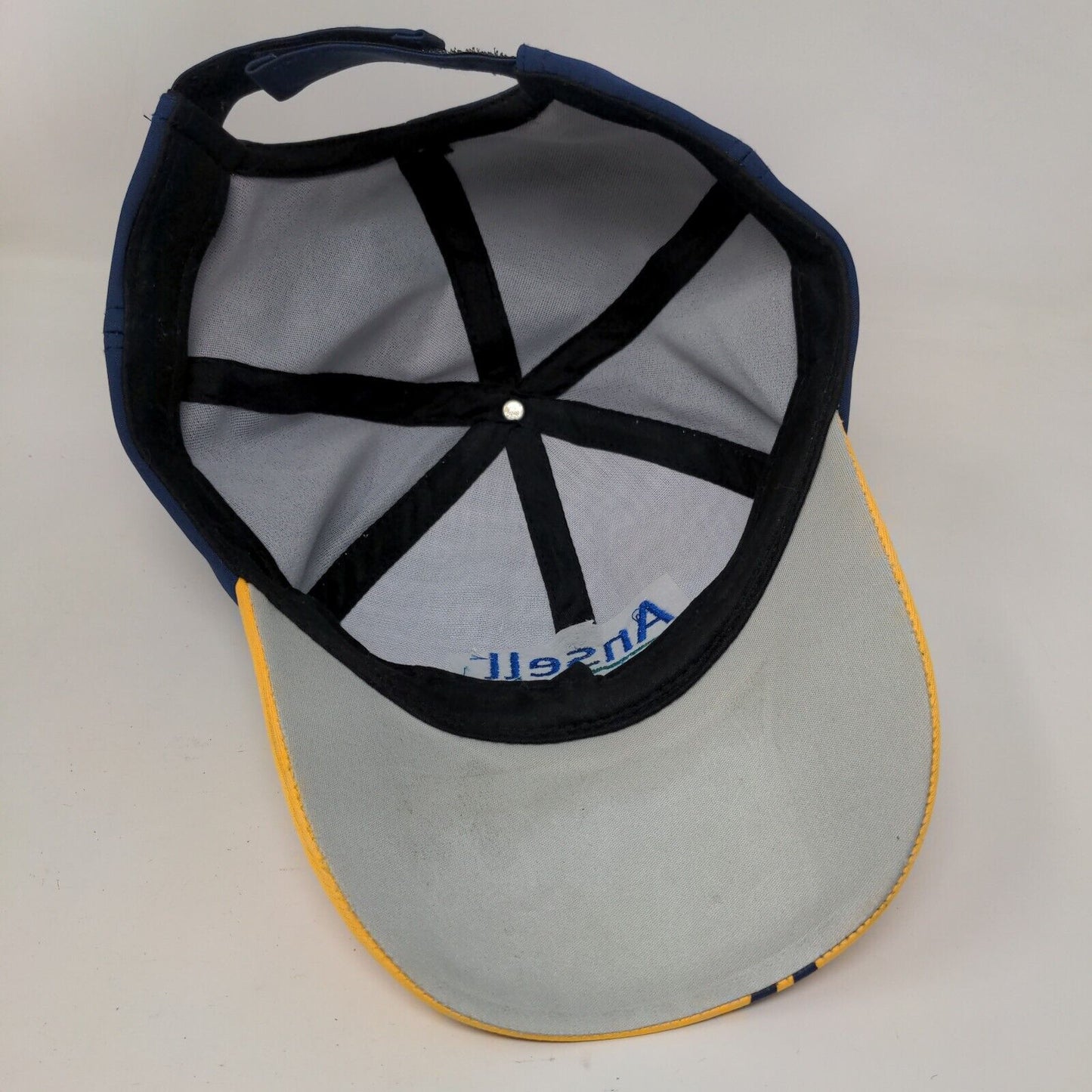 Ansell Protects Strapback Hat Multi One Size Embroidered Colorblock