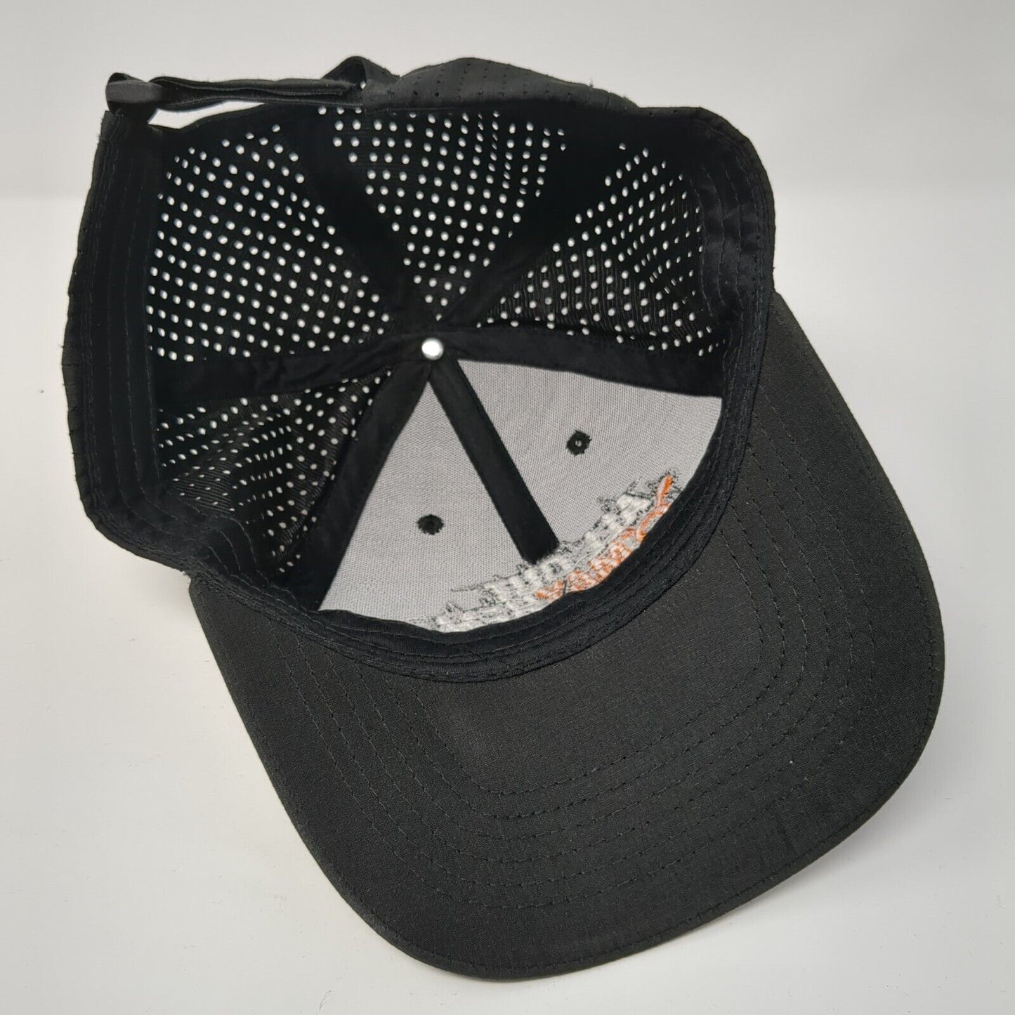 All Out Mayhem Strapback Hat Black One Size Embroidered Perforated