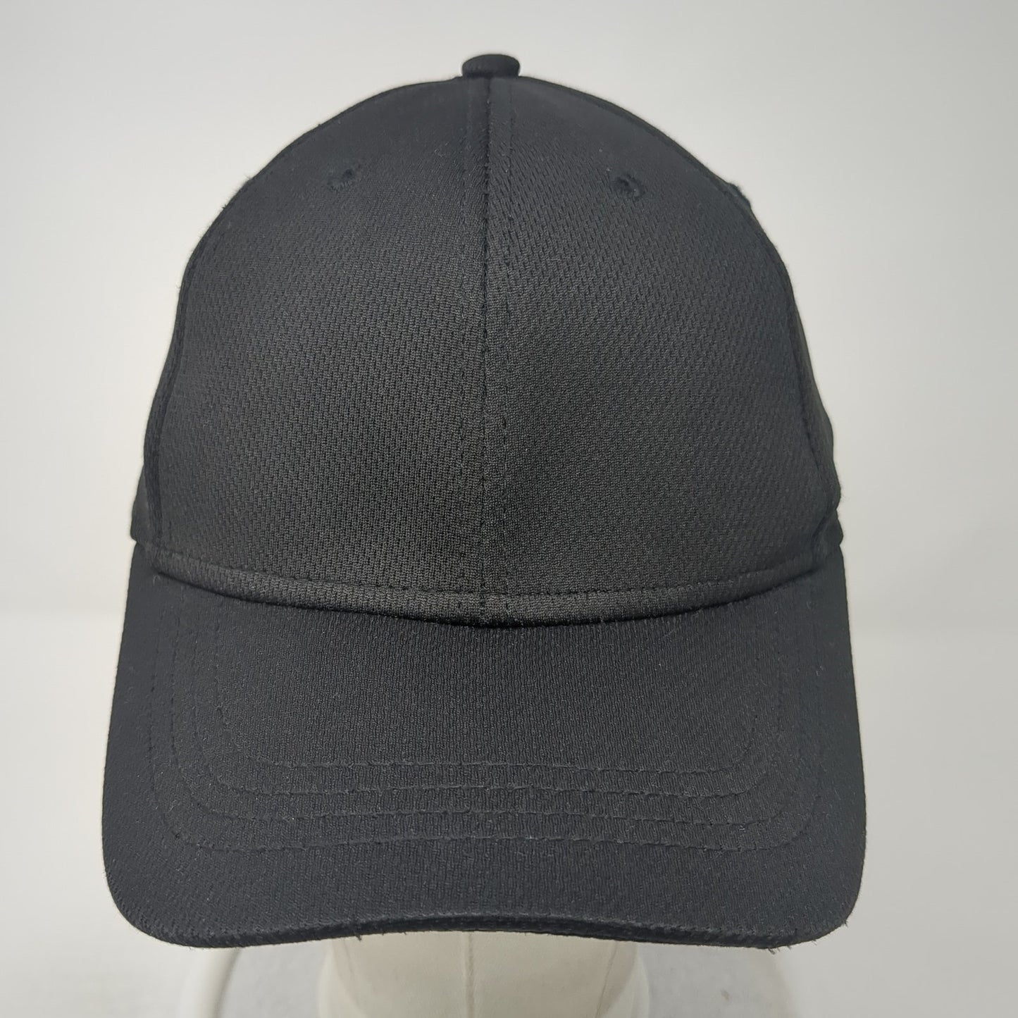 Unbranded Fitted Hat Black One Size Stretch Solid Vent Holes Blank