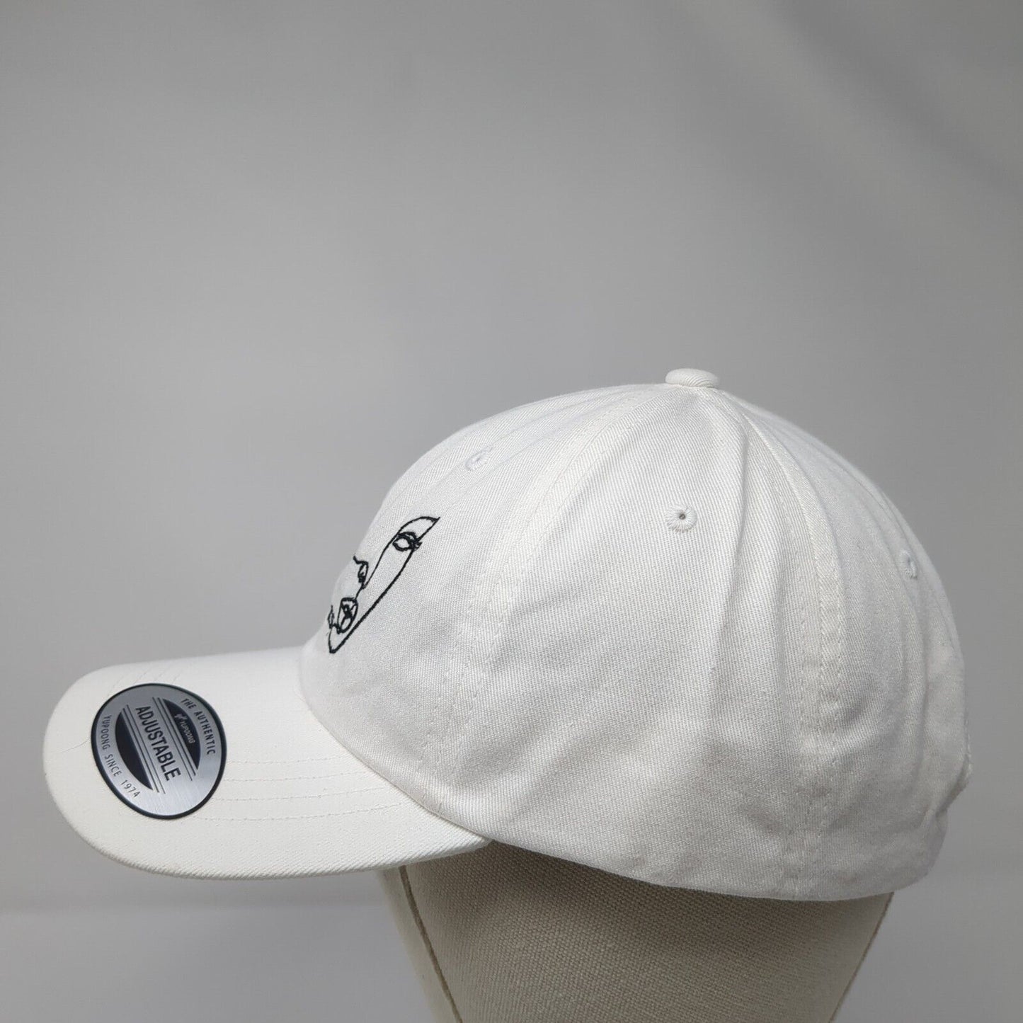 Evoqe Medical Aesthetics Slideback Hat White OS Adjustable The Classics Yupoong