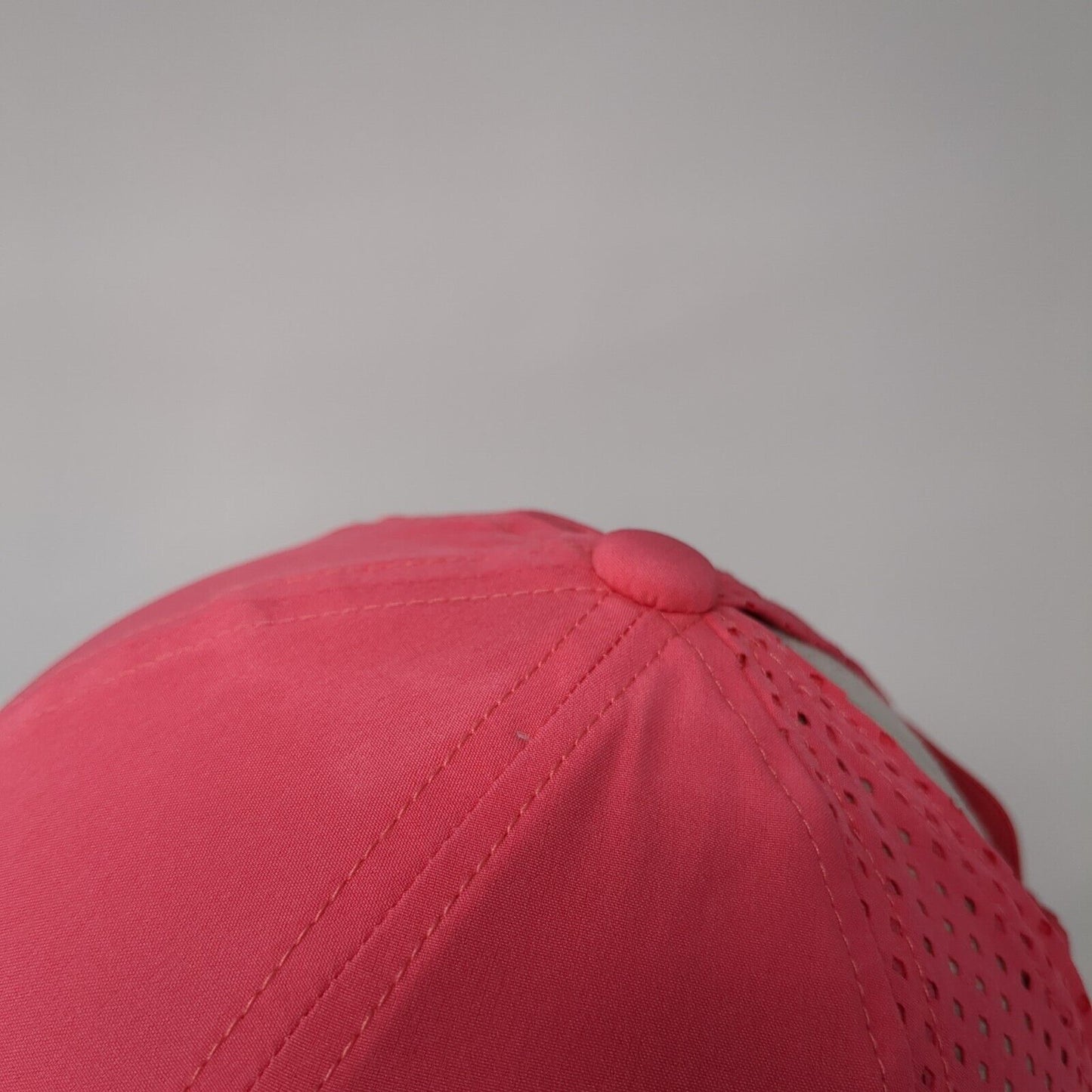 Apana Ponyback Strapback Hat Pink One Size Adjustable Breathable Mesh Blank