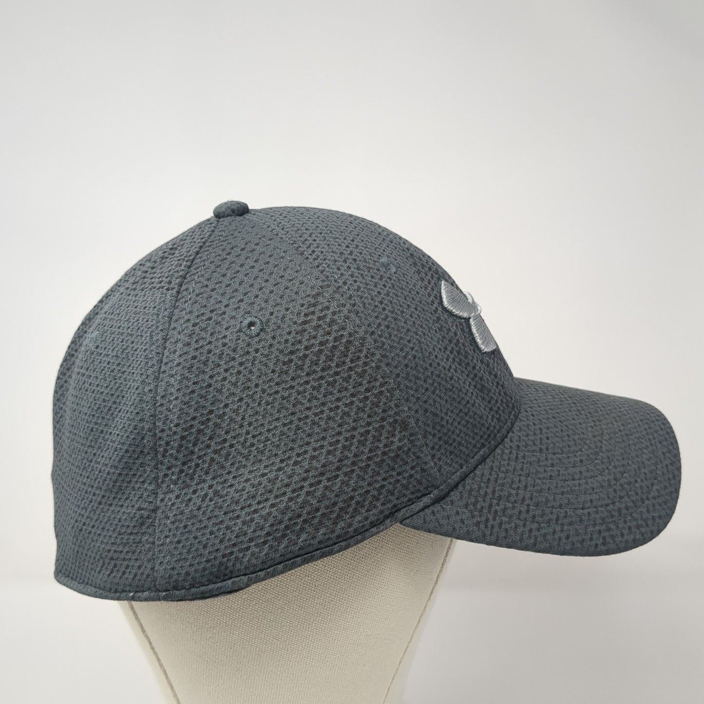 Under Armour Fitted Hat Gray XL Embroidered UA Classic Fit Blitzing