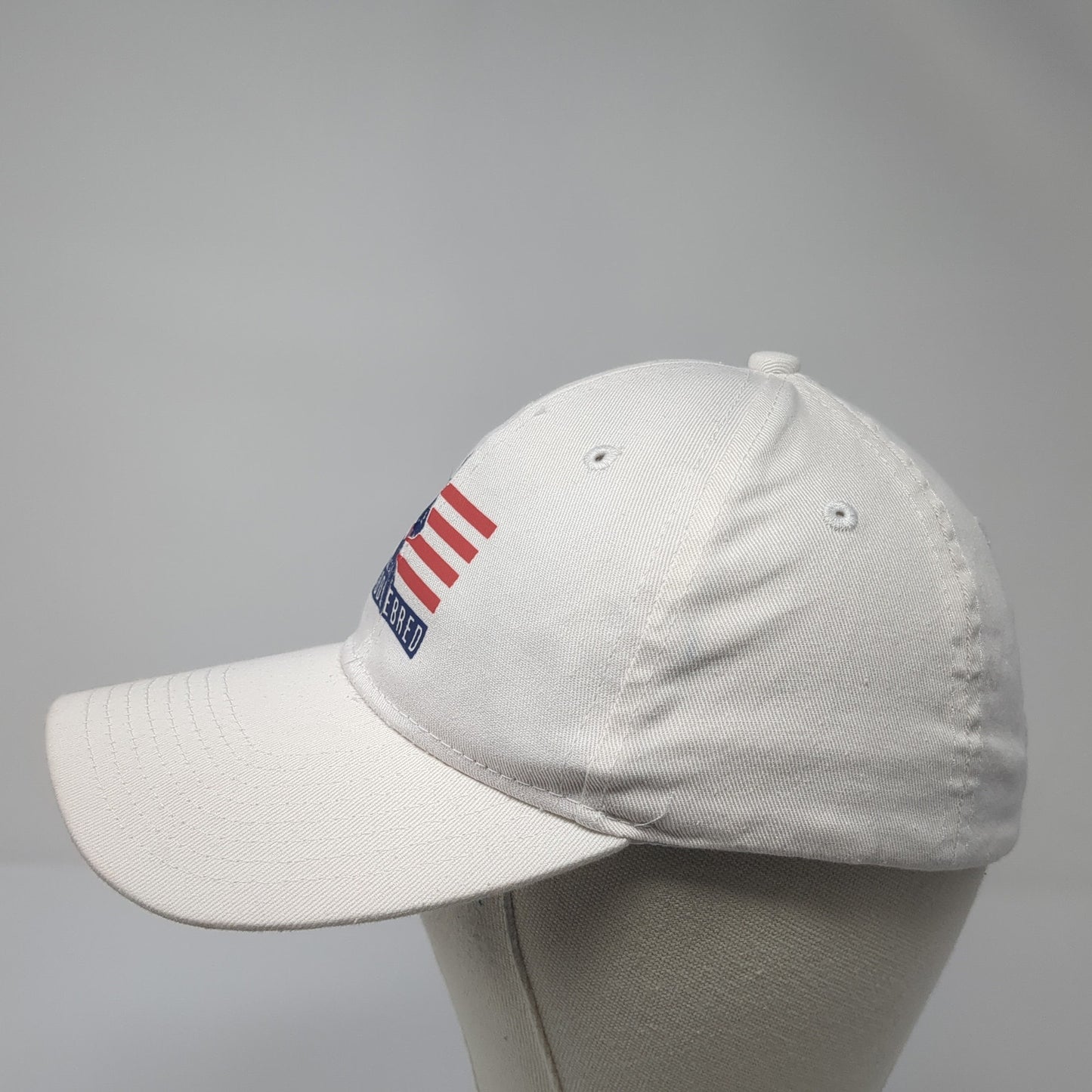 American Saddlebred Strapback Hat White One Size Elisabeth Goth LLC