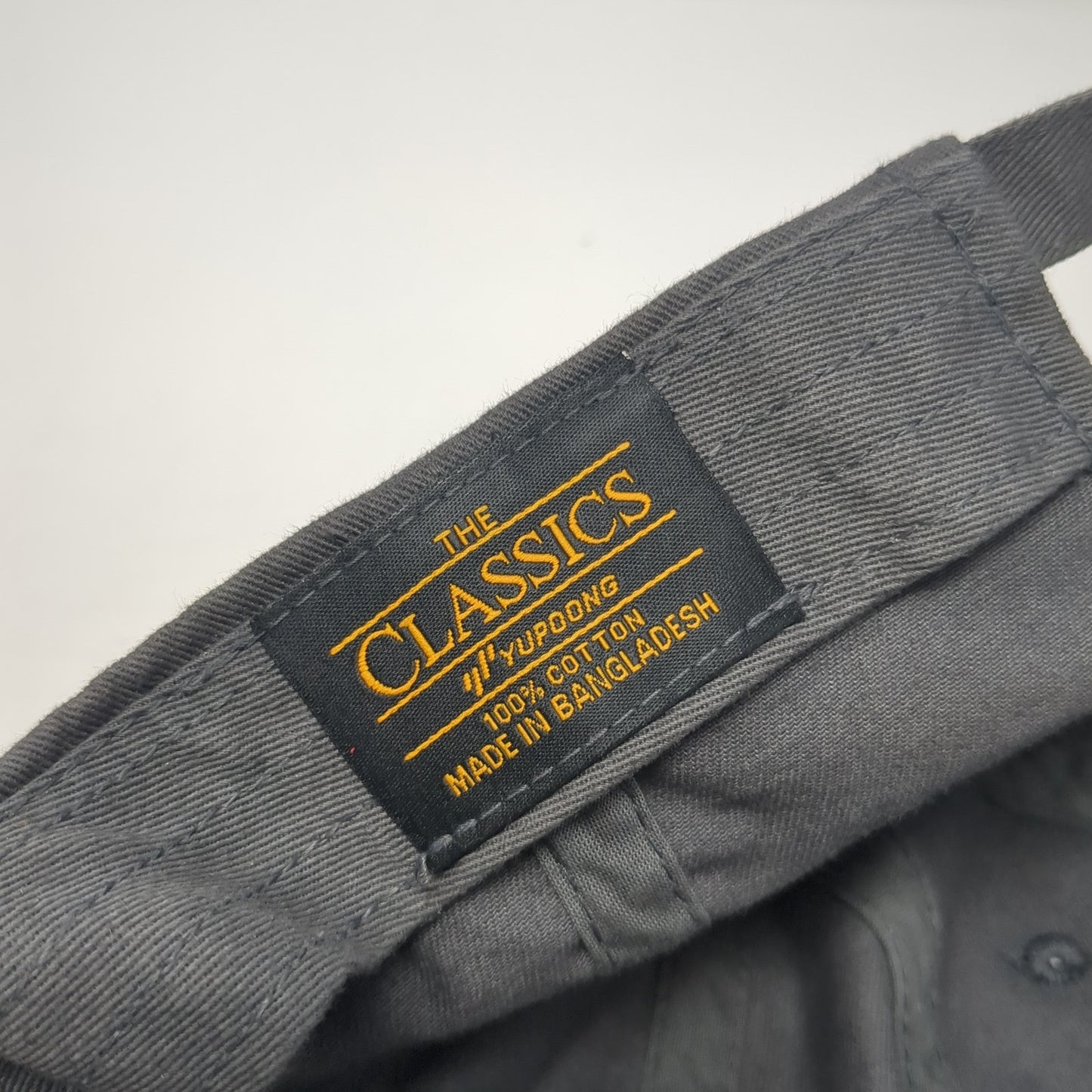 HMC Farms Slideback Baseball Cap Gray One Size Adjustable The Classics Yupoong