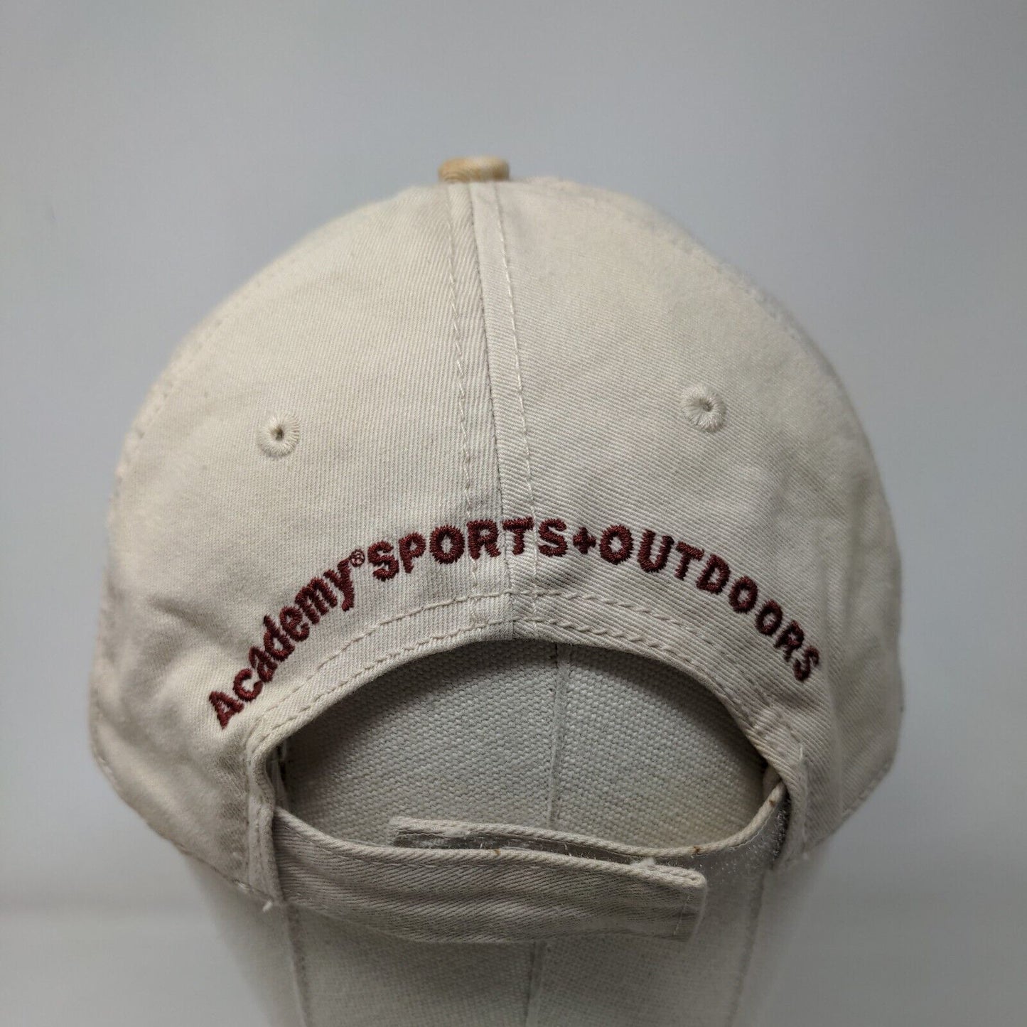 Academy Sports & Outdoors Strapback Hat Tan One Size Adjustable Embroidered