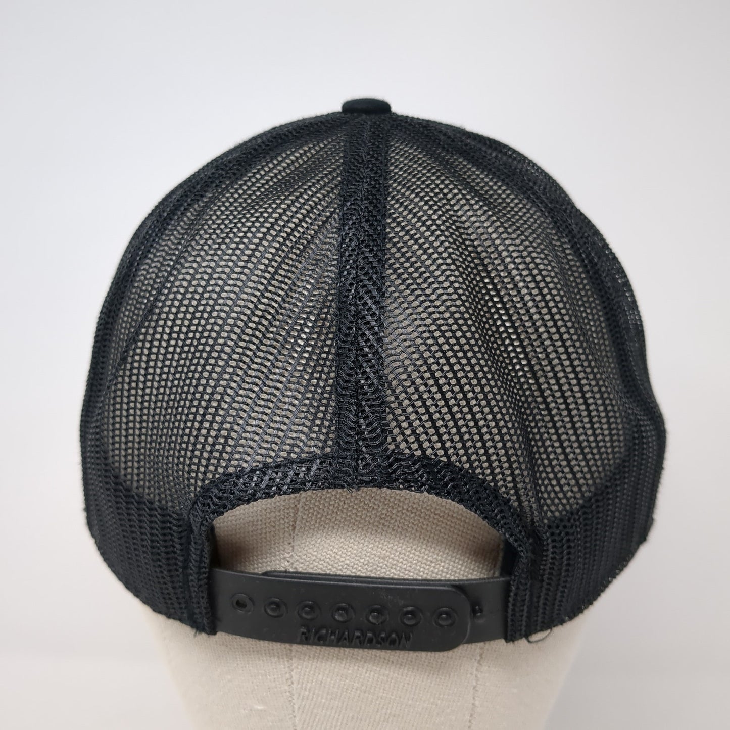 Soder Snapback Trucker Hat Black One Size Adjustable Mesh Back Richardson