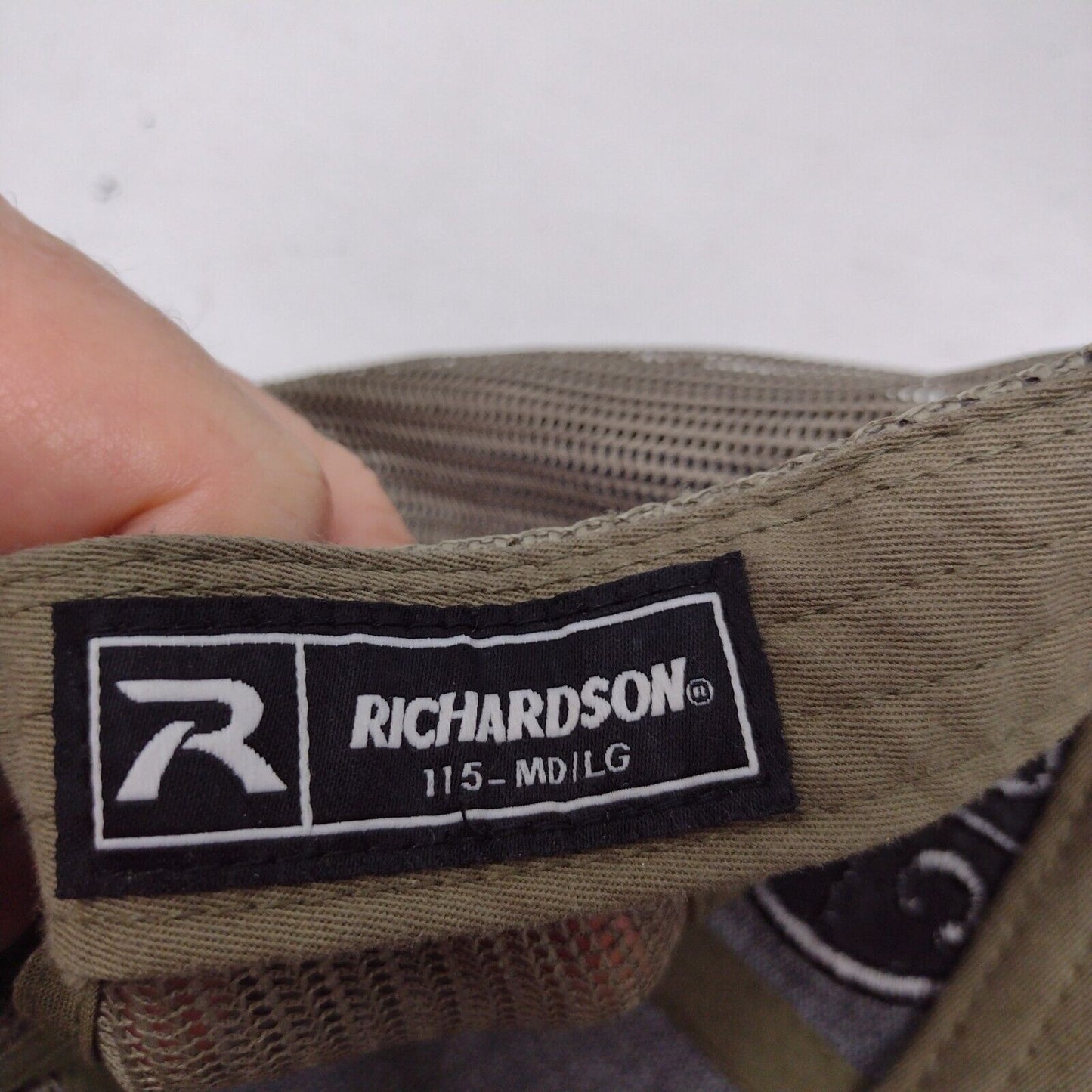 BRCC Snapback Mesh Back Trucker Hat Multi M/L Embroidered Richardson