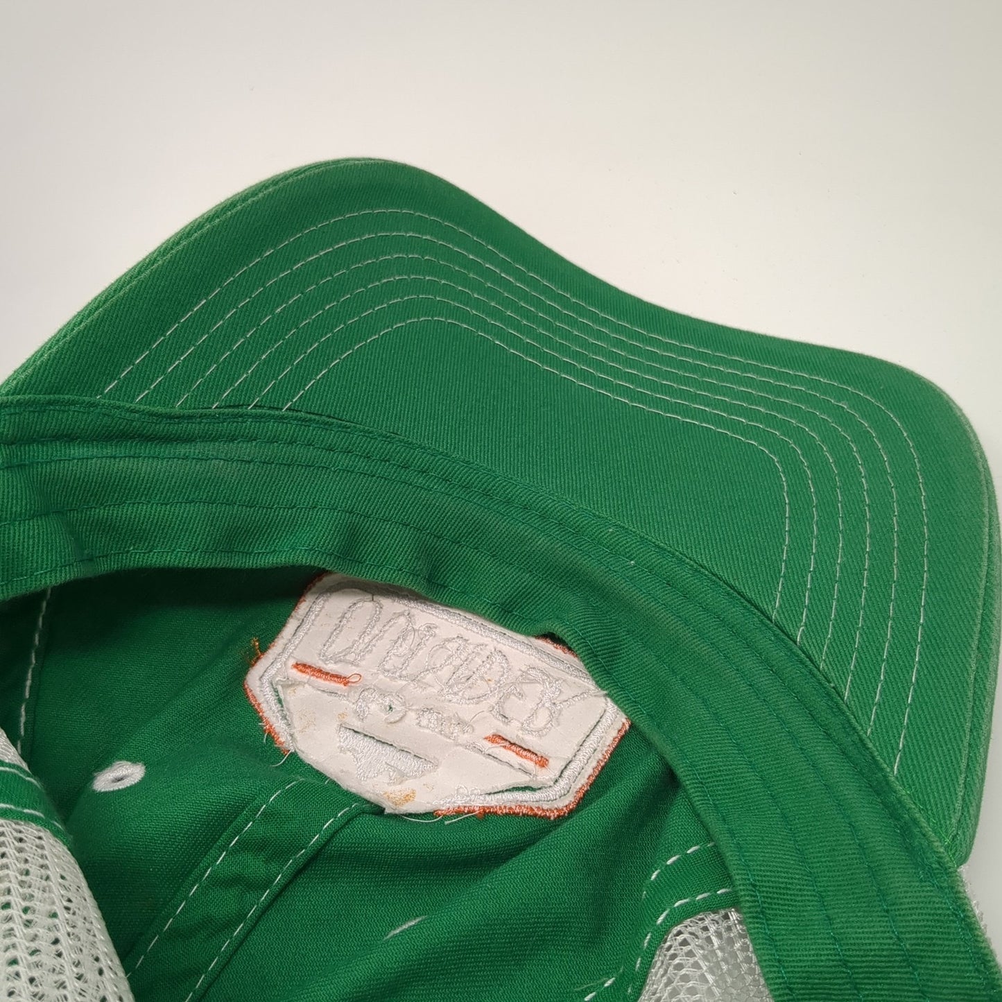 Be An Outsider Strapback Trucker Hat Green One Size Mesh Back Paramount