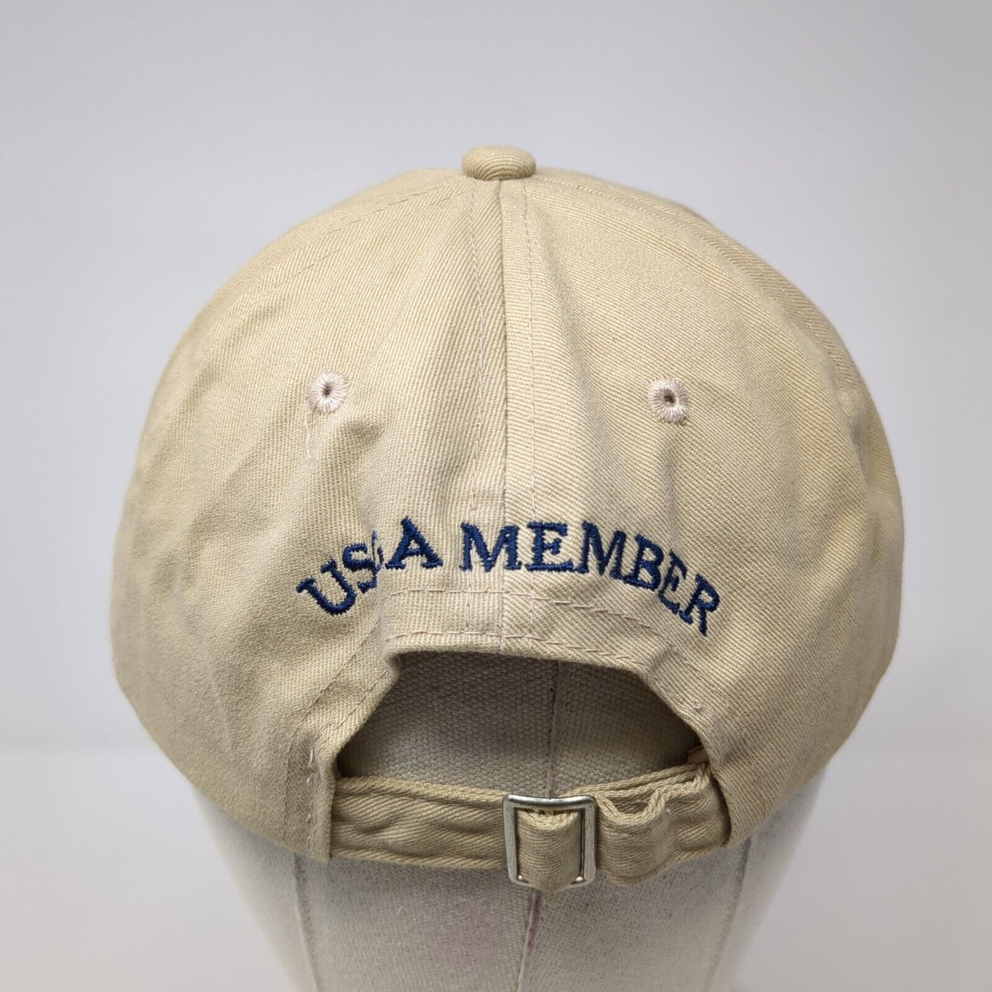 US Open 2005 Pinehurst No. 2 USGA Member Slideback Hat Tan OS Adjustable 6 Panel