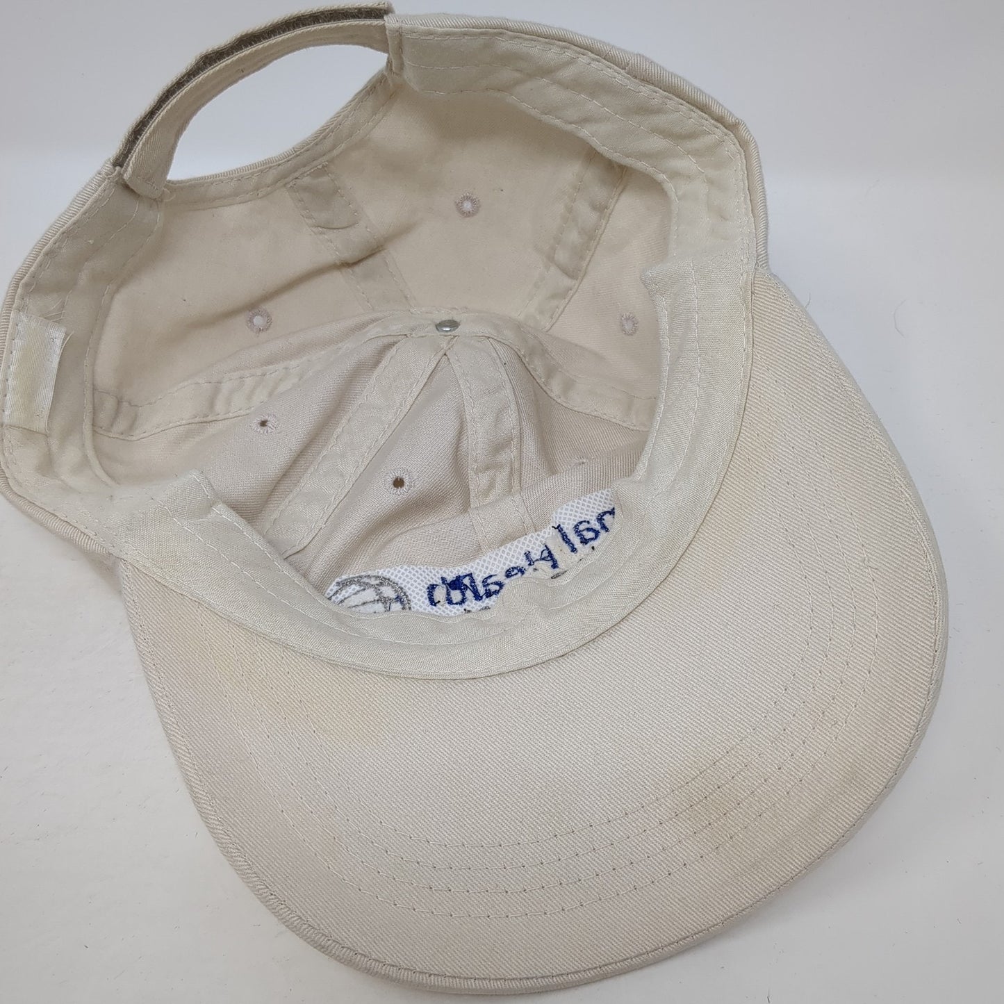 Animal Health International Strapback Hat Beige One Size Embroidered