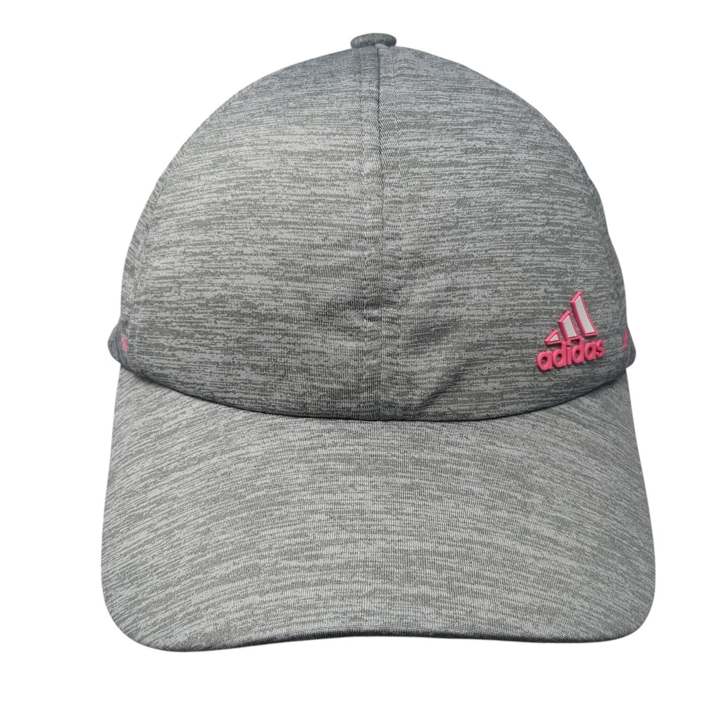 Adidas 3 Stripes Strapback Hat Gray One Size Adjustable Piping Outdoor