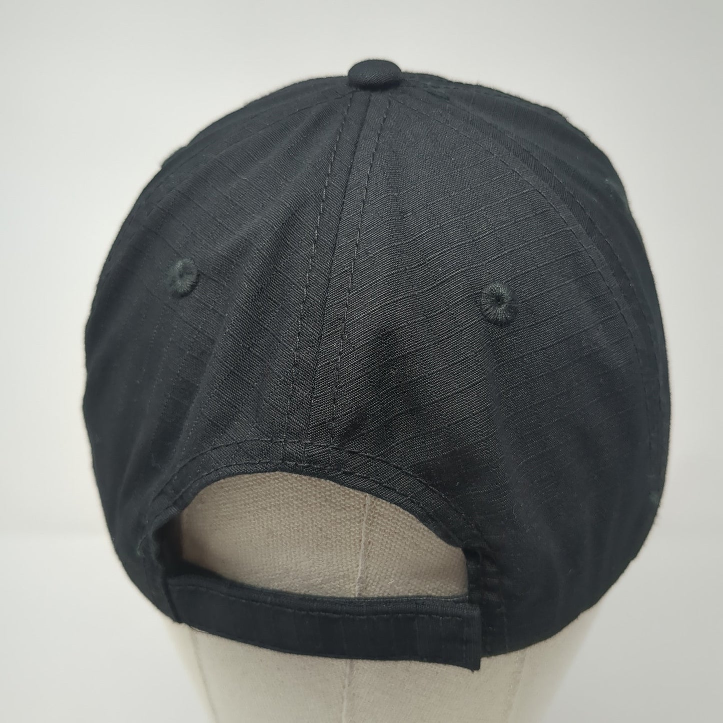 The Idaho Outdoor Fieldhouse Strapback Hat Black One Size Embroidered
