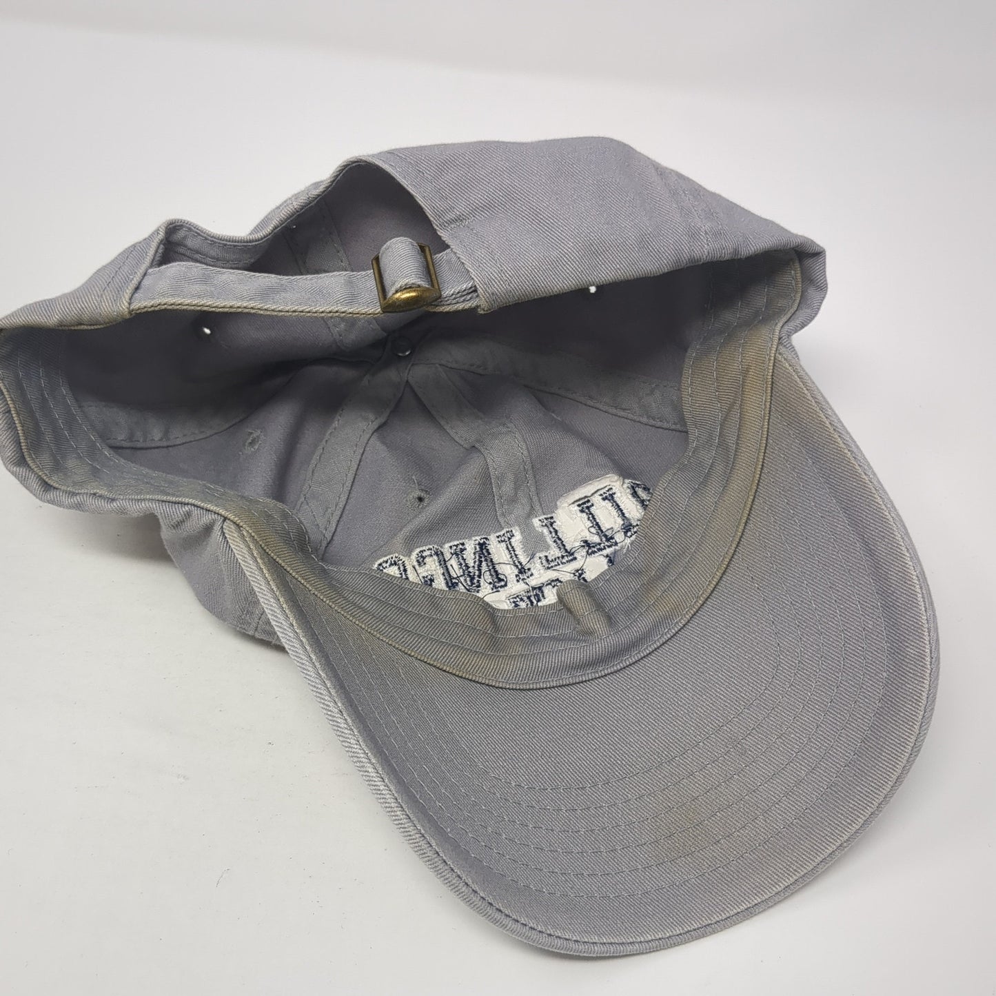 Billings MT Slideback Baseball Cap Gray One Size Adjustable Embroidered 6 Panel