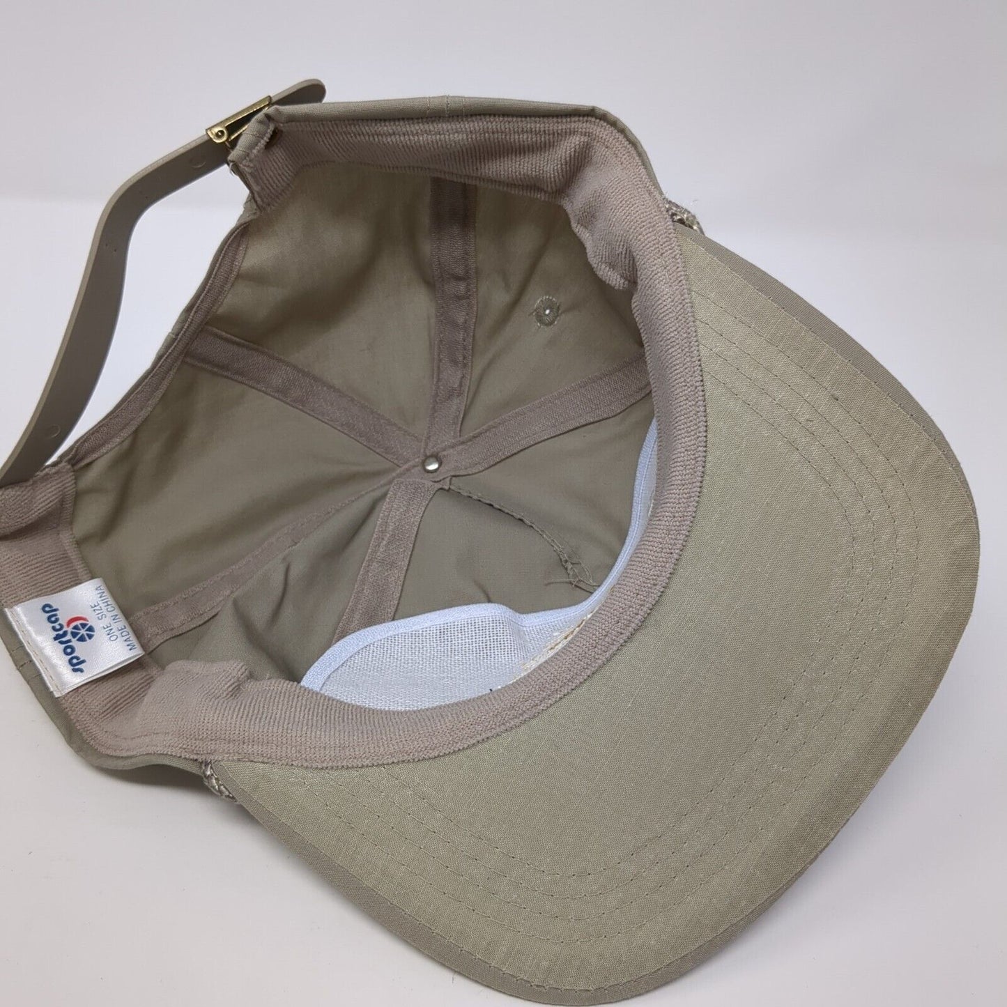 General Mills Inc. Slideback Rope Hat Tan One Size Solid Leather Strap